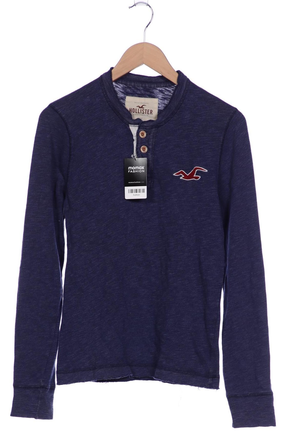 

Hollister Herren Langarmshirt, marineblau, Gr. 46
