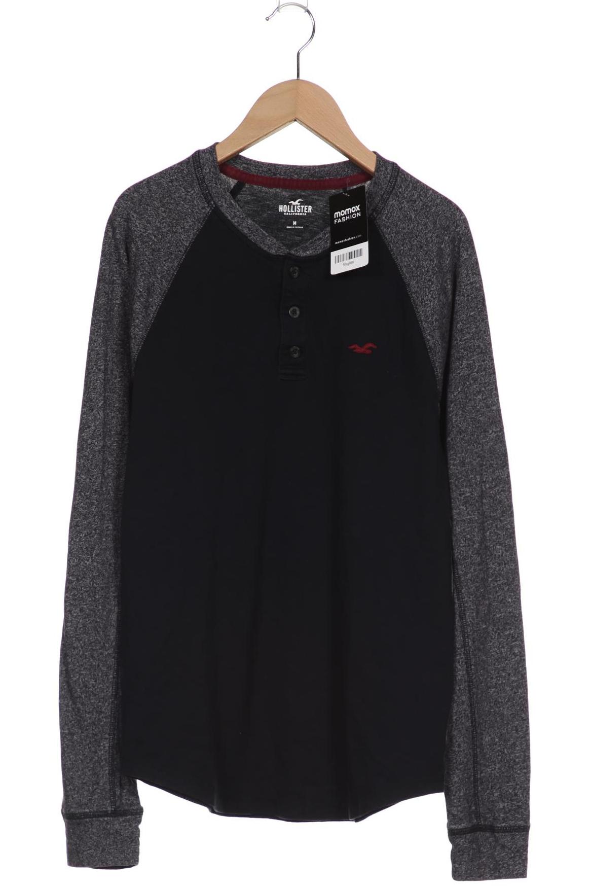 

Hollister Herren Langarmshirt, schwarz