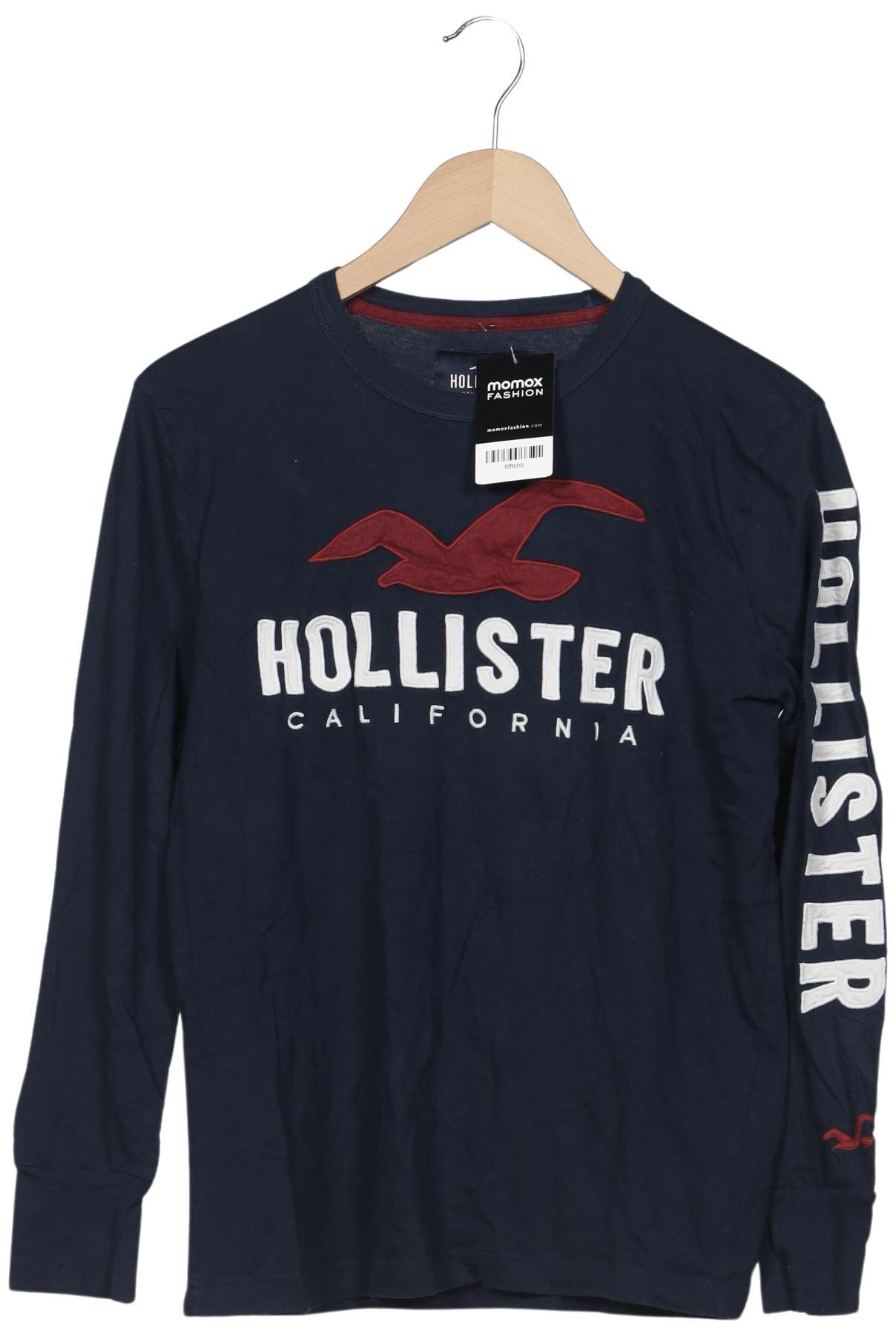 

Hollister Herren Langarmshirt, marineblau, Gr. 44