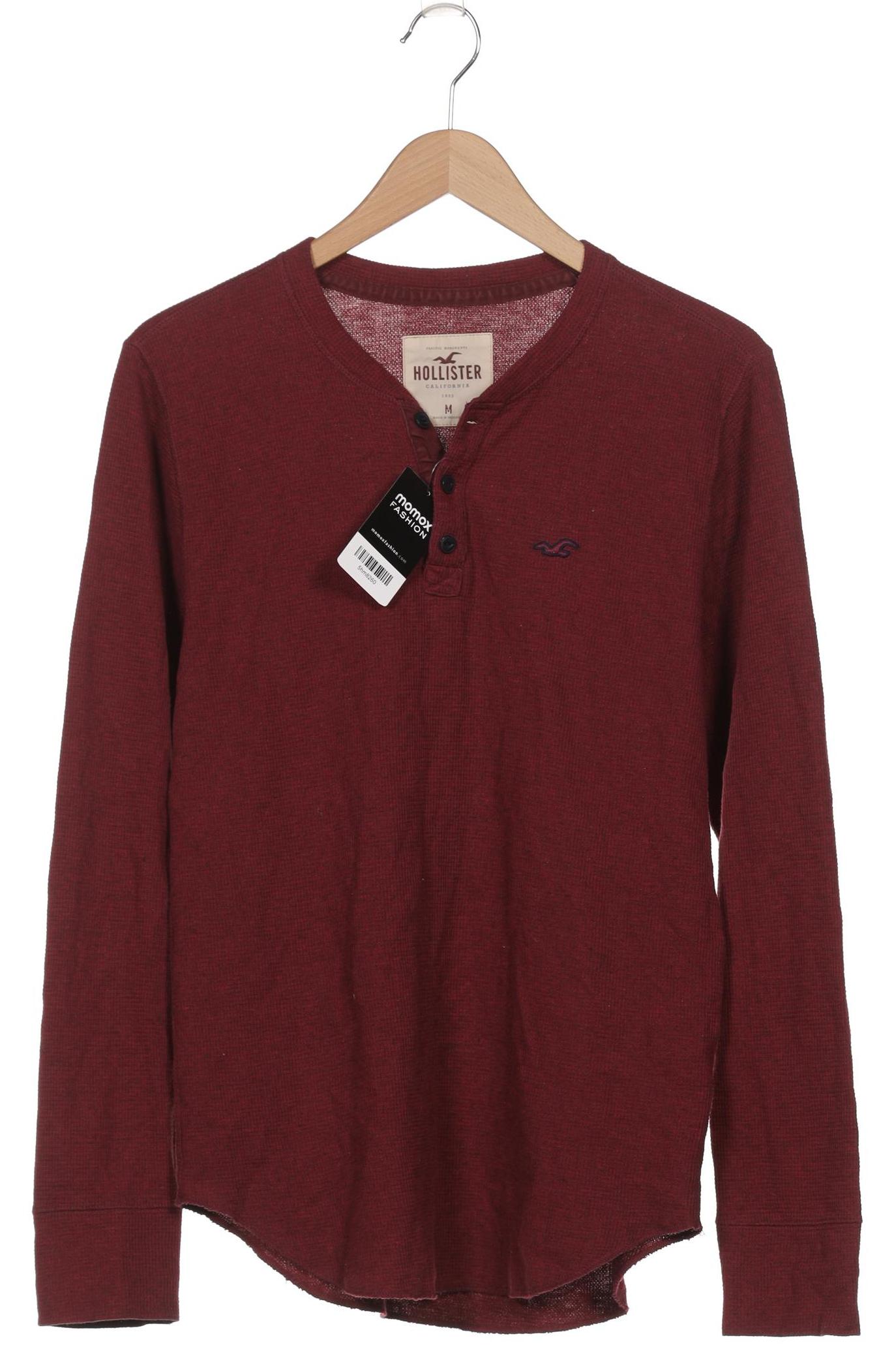 

Hollister Herren Langarmshirt, bordeaux, Gr. 48