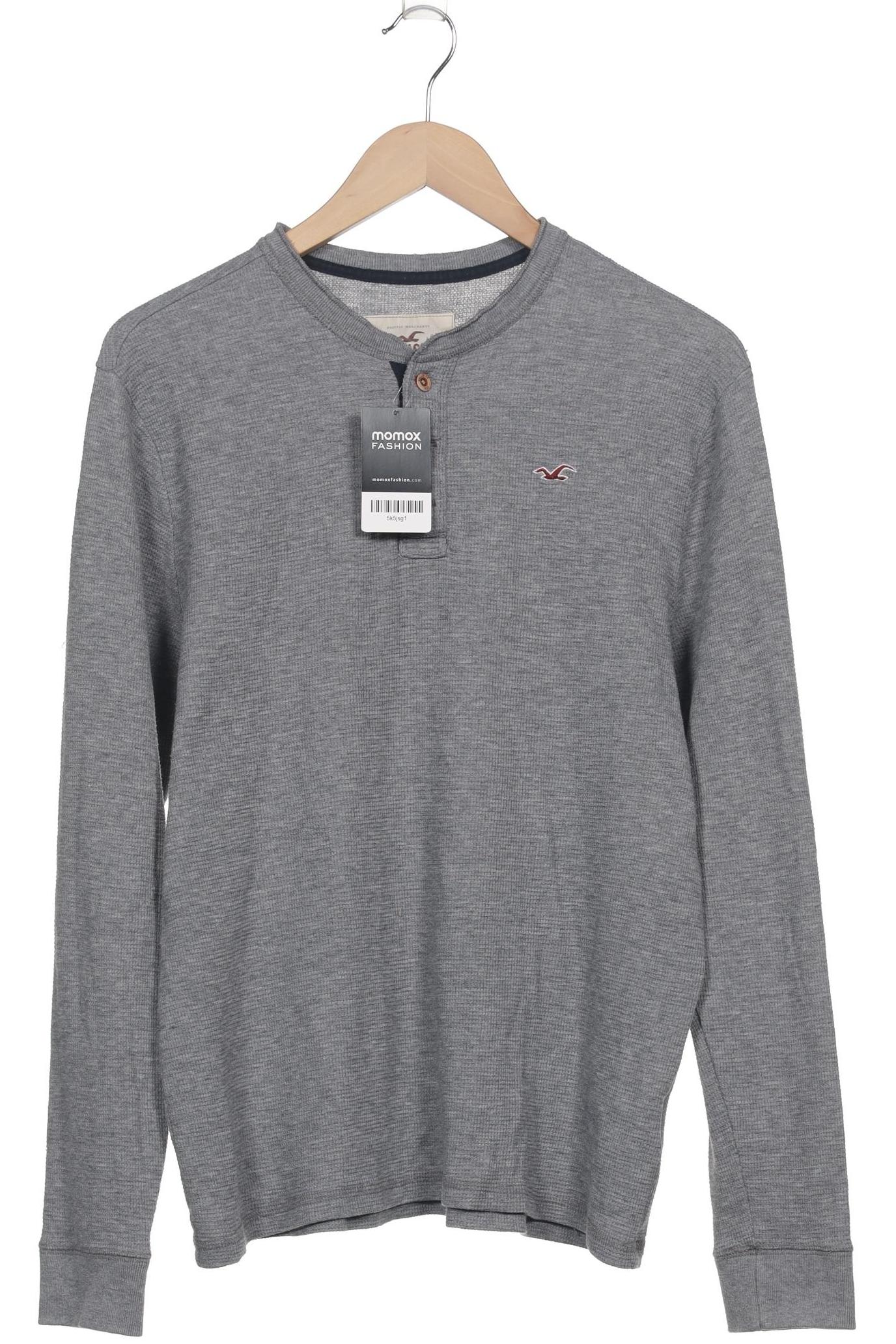 

Hollister Herren Langarmshirt, grau, Gr. 52