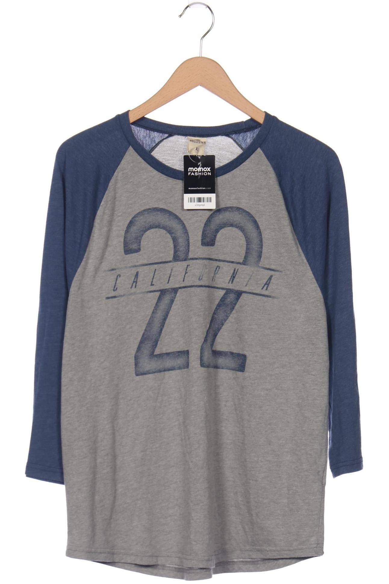 

Hollister Herren Langarmshirt, grau, Gr. 54