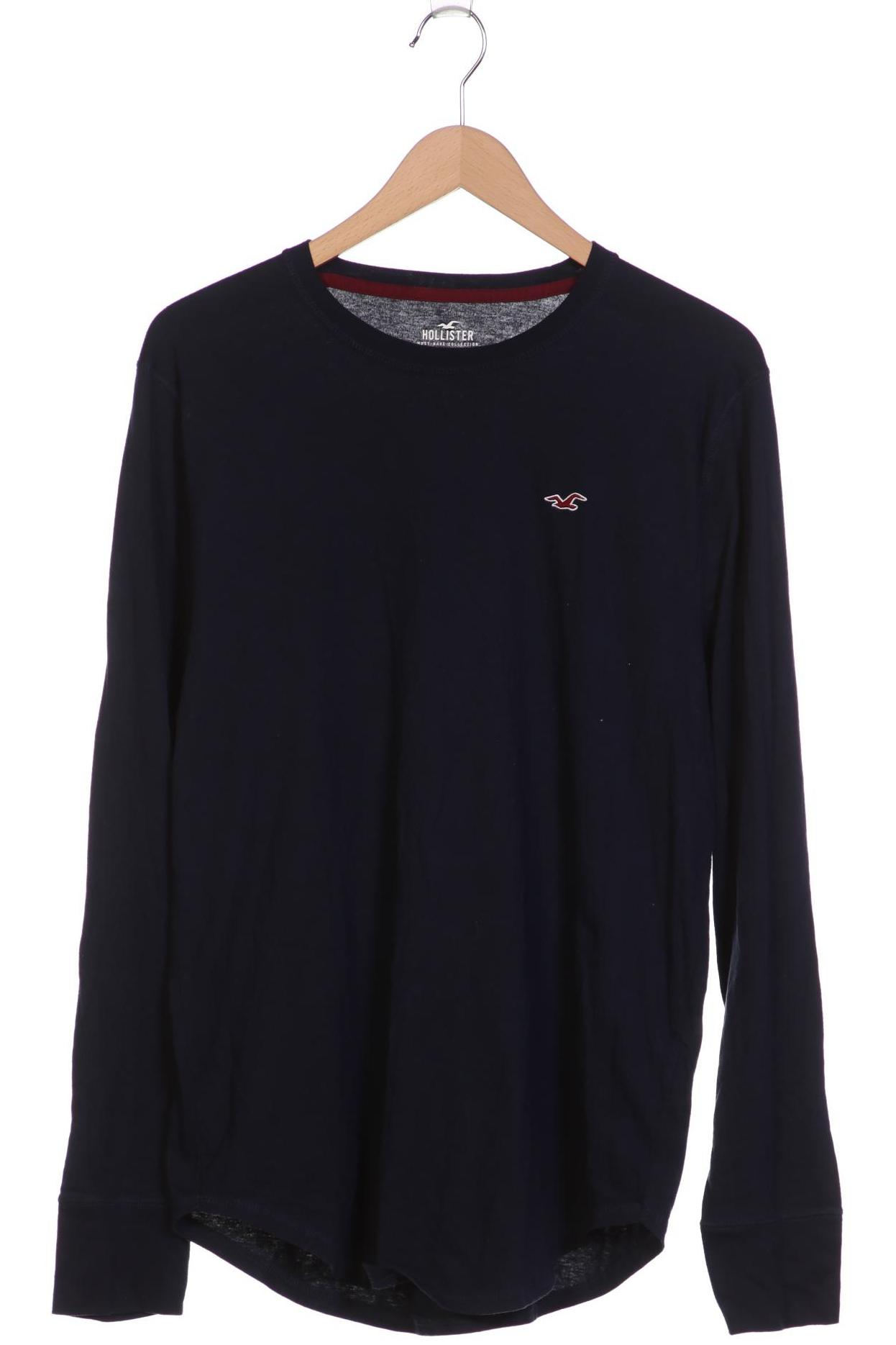 

Hollister Herren Langarmshirt, marineblau, Gr. 52