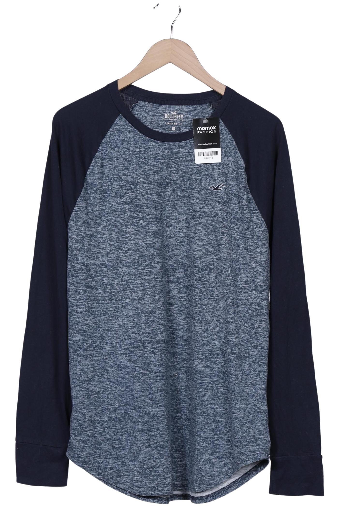 

Hollister Herren Langarmshirt, marineblau, Gr. 54