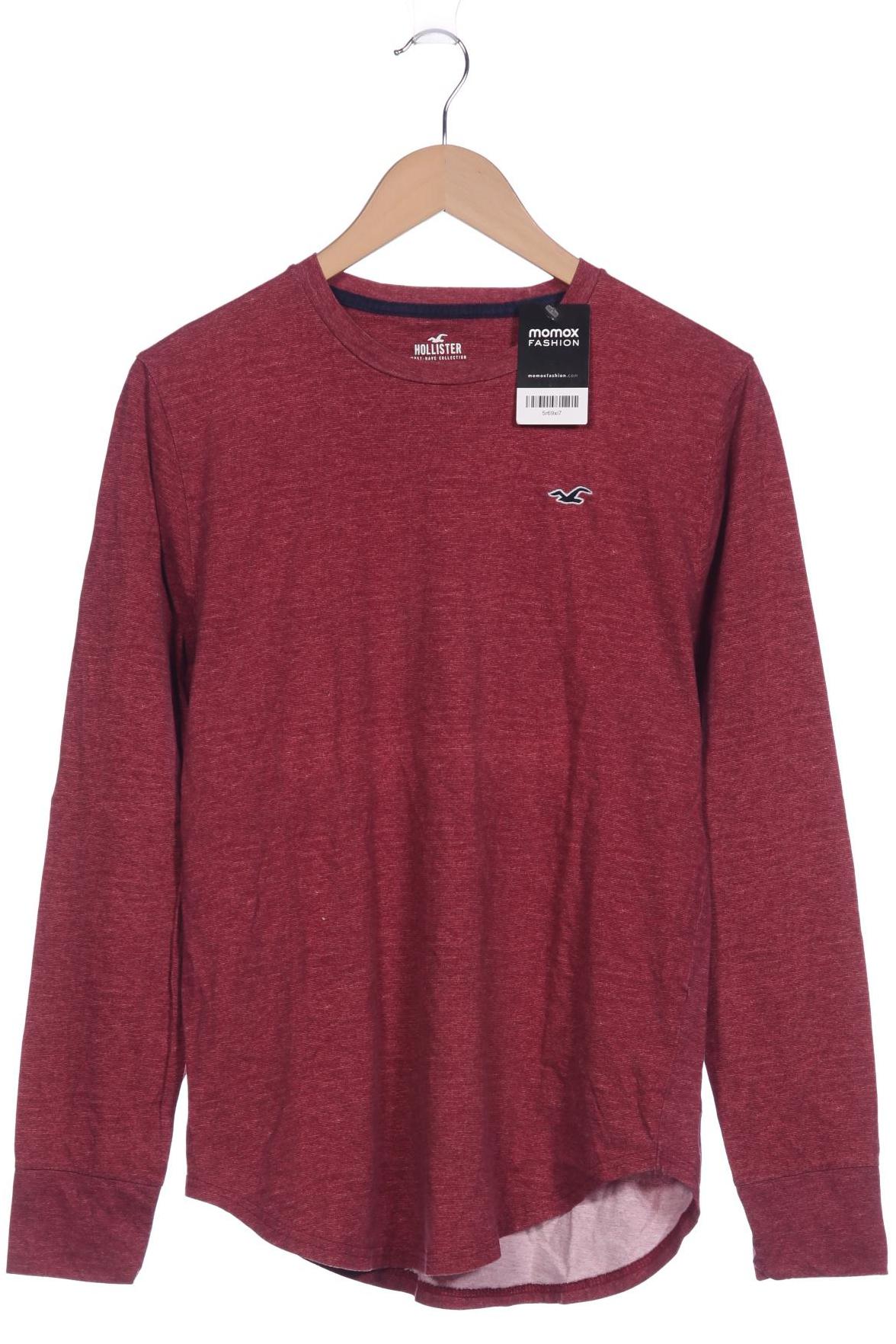 

Hollister Herren Langarmshirt, bordeaux, Gr. 48