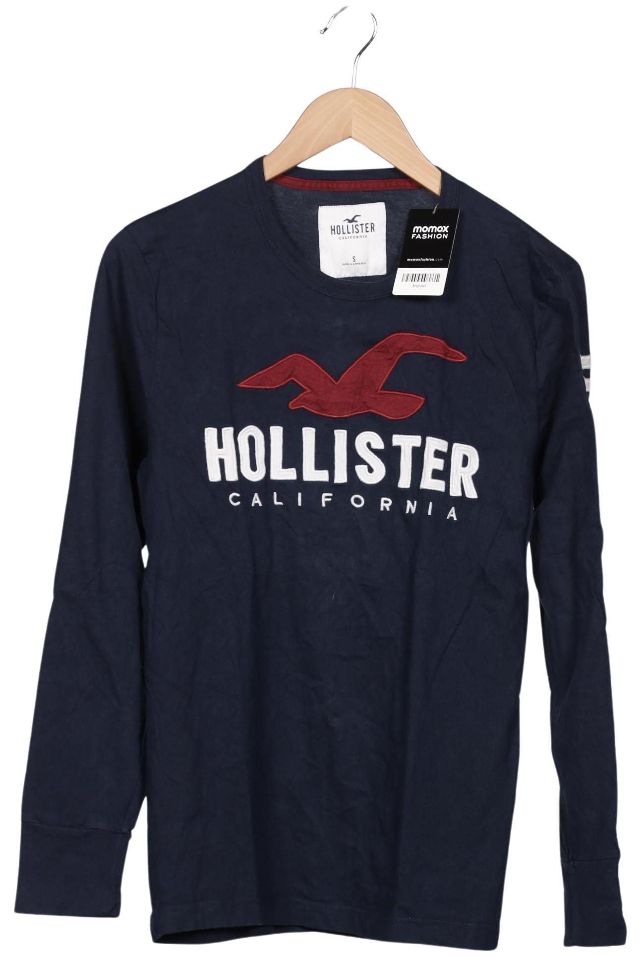 

Hollister Herren Langarmshirt, marineblau, Gr. 46