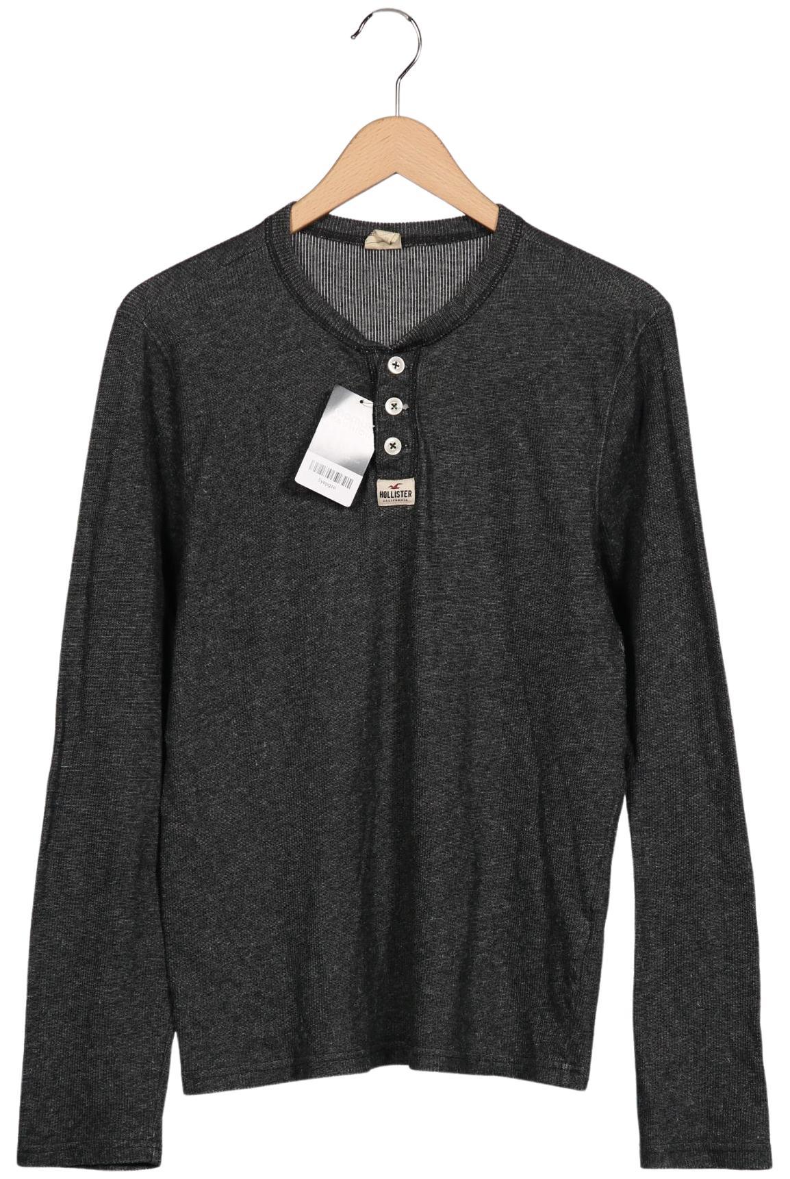 

Hollister Herren Langarmshirt, grau, Gr. 52