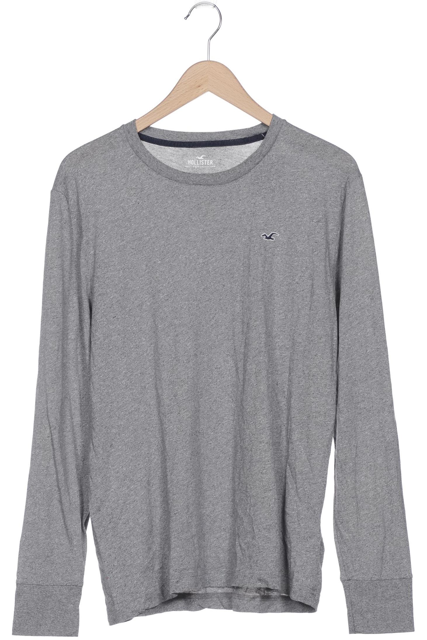 

Hollister Herren Langarmshirt, grau