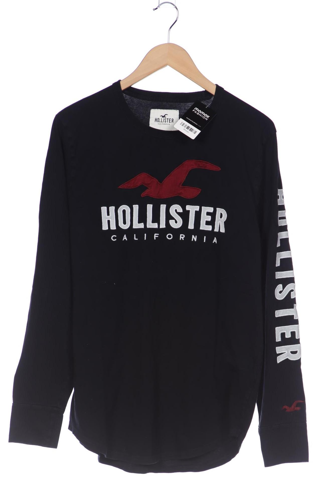 

Hollister Herren Langarmshirt, schwarz