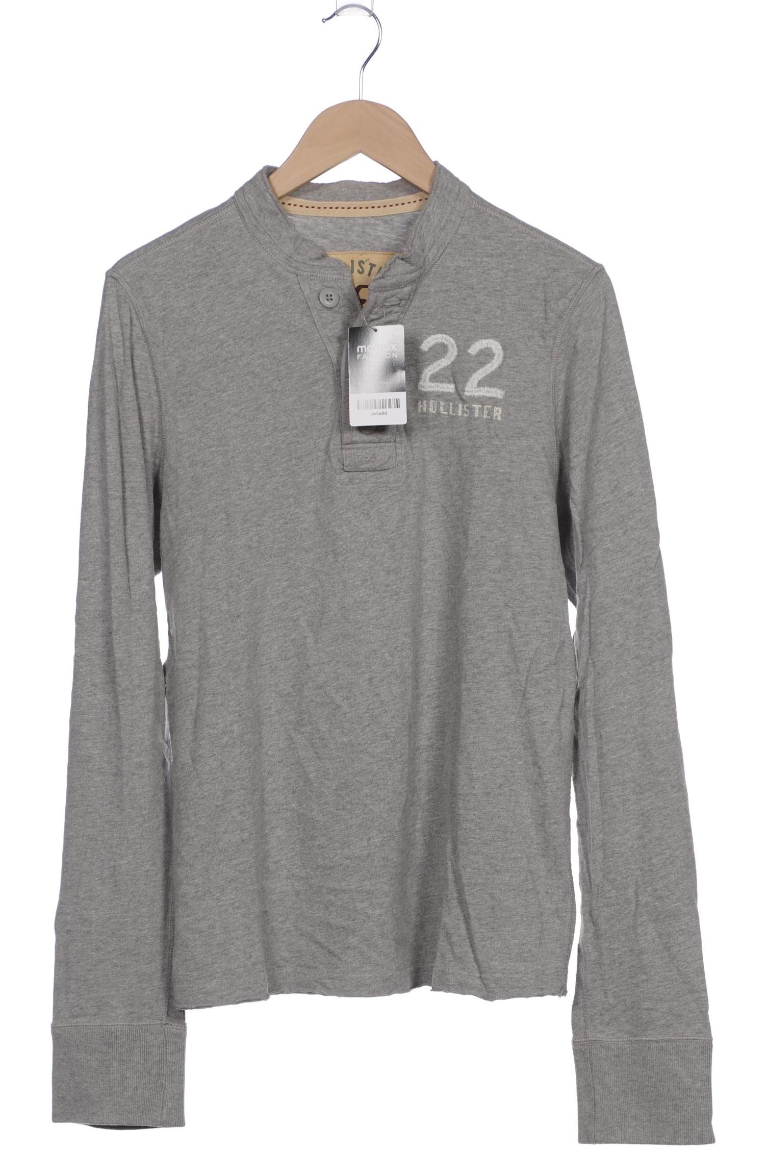 

Hollister Herren Langarmshirt, grau, Gr. 52