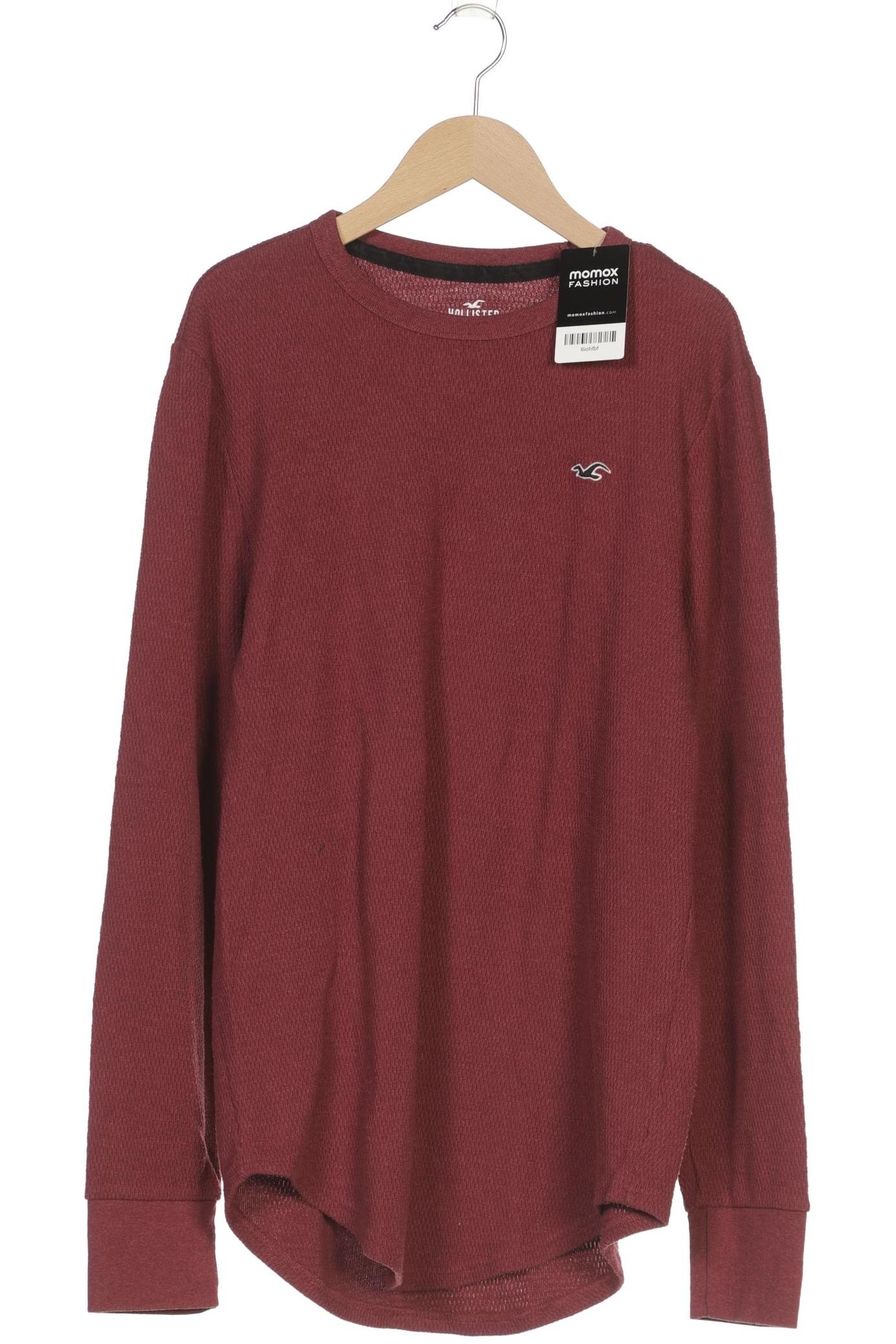 

Hollister Herren Langarmshirt, bordeaux, Gr. 48