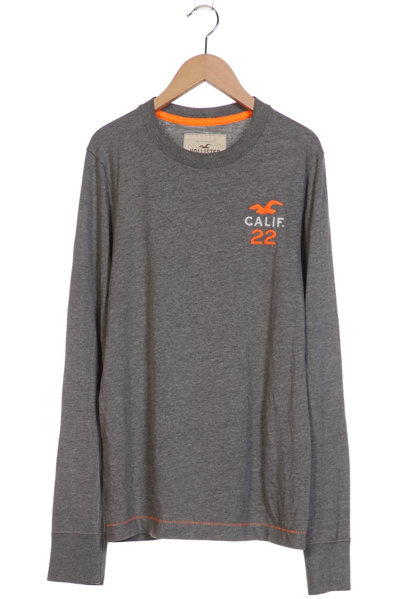 

Hollister Herren Langarmshirt, grau, Gr. 52