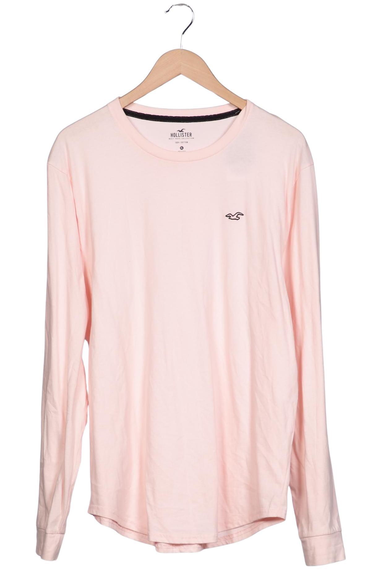 

Hollister Herren Langarmshirt, pink, Gr. 54