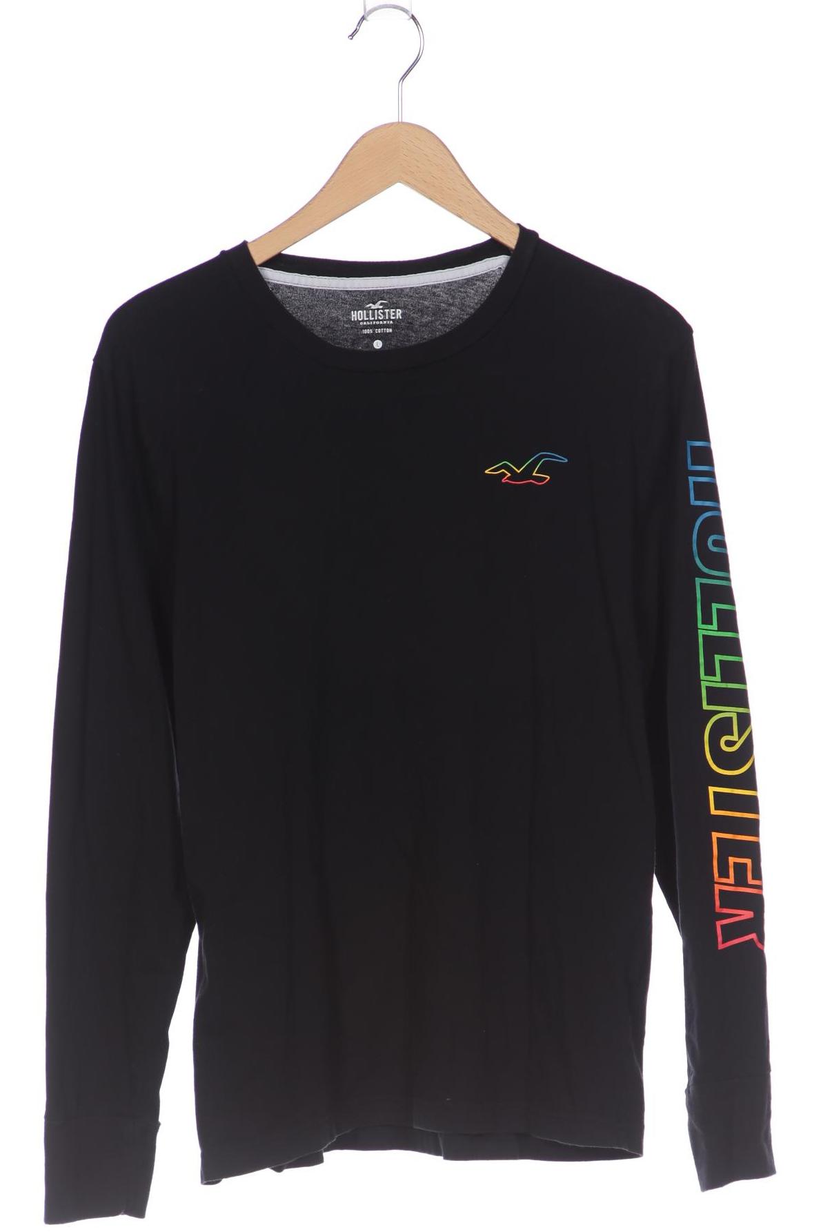 

Hollister Herren Langarmshirt, schwarz