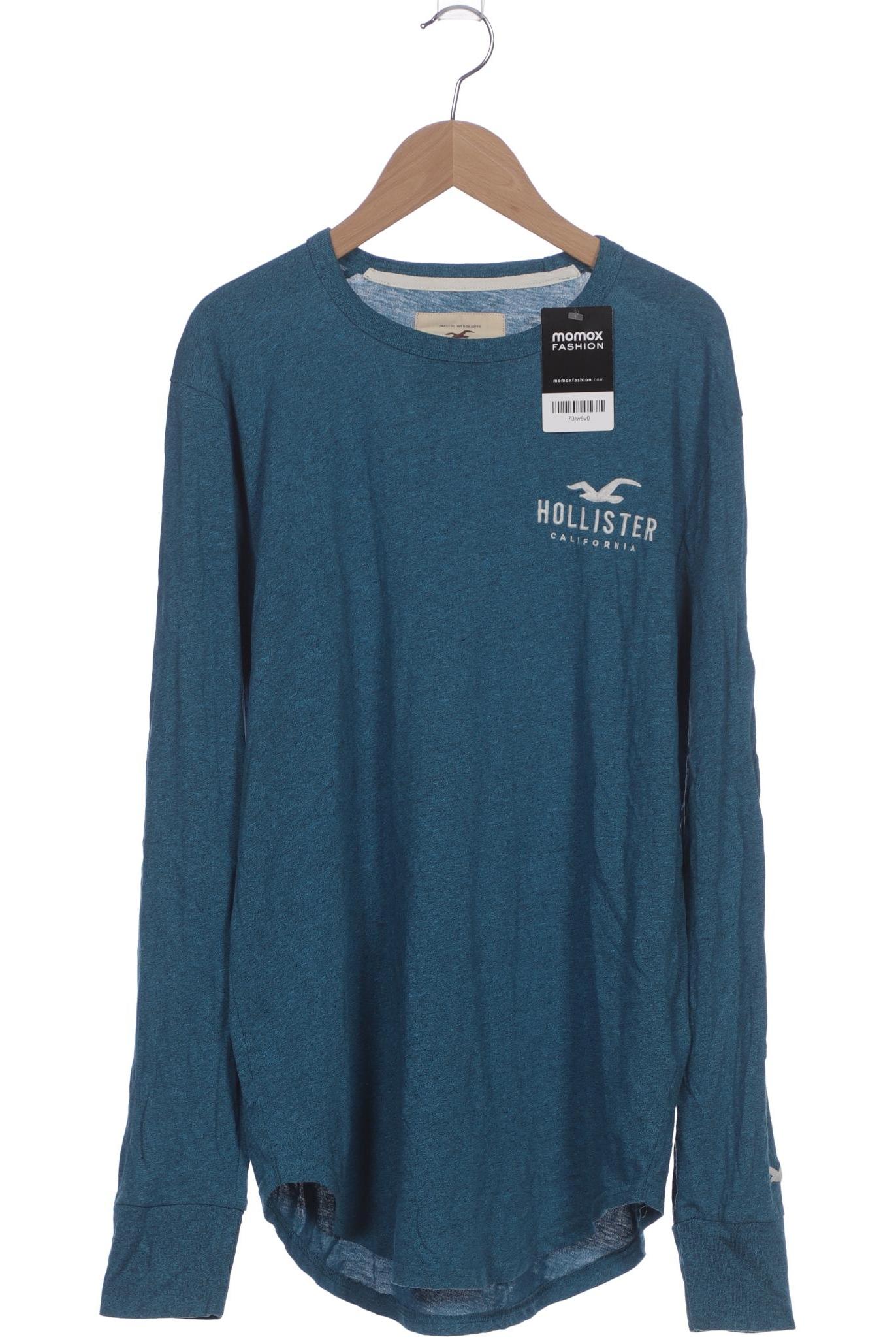 

Hollister Herren Langarmshirt, blau, Gr. 48
