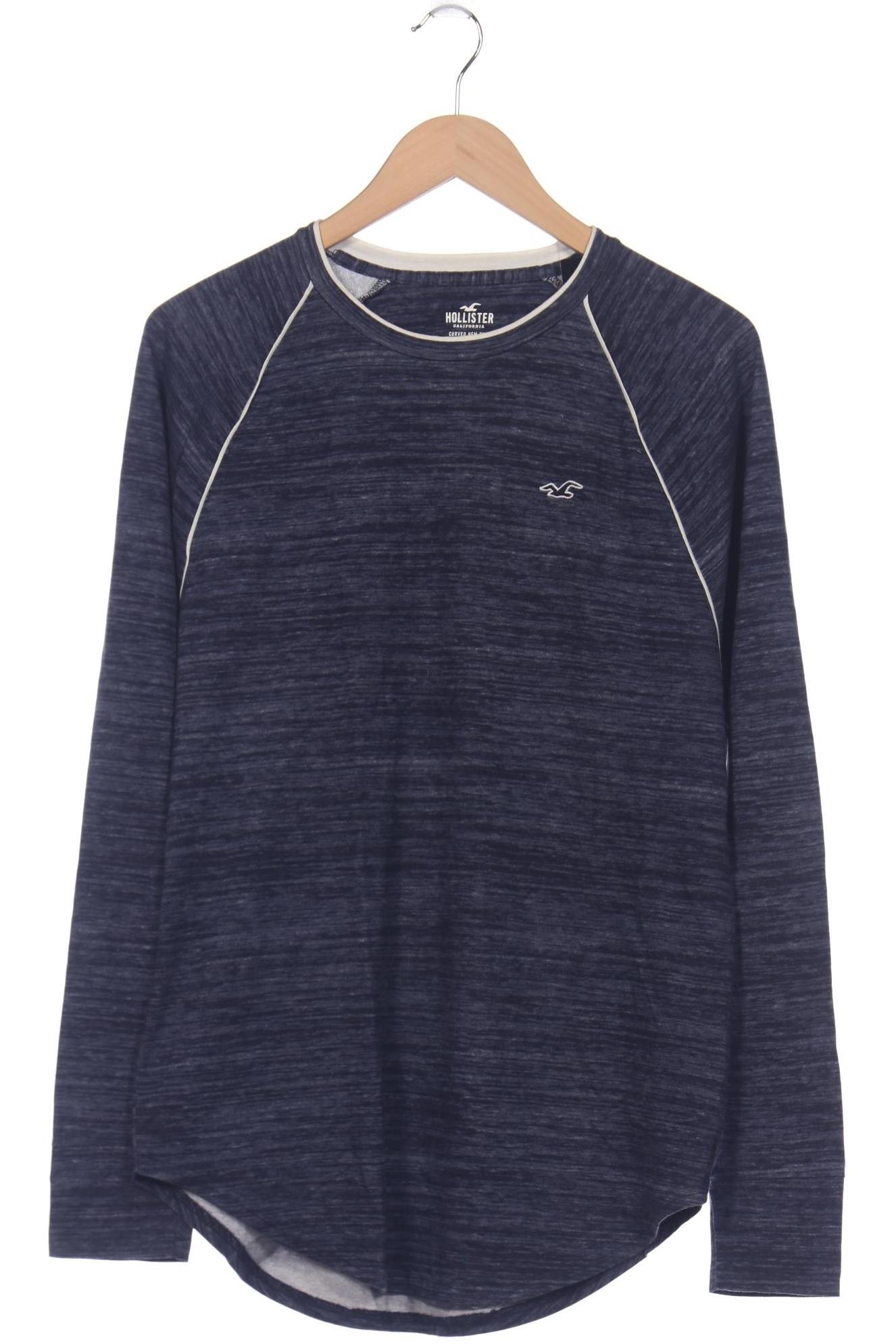 

Hollister Herren Langarmshirt, marineblau, Gr. 52