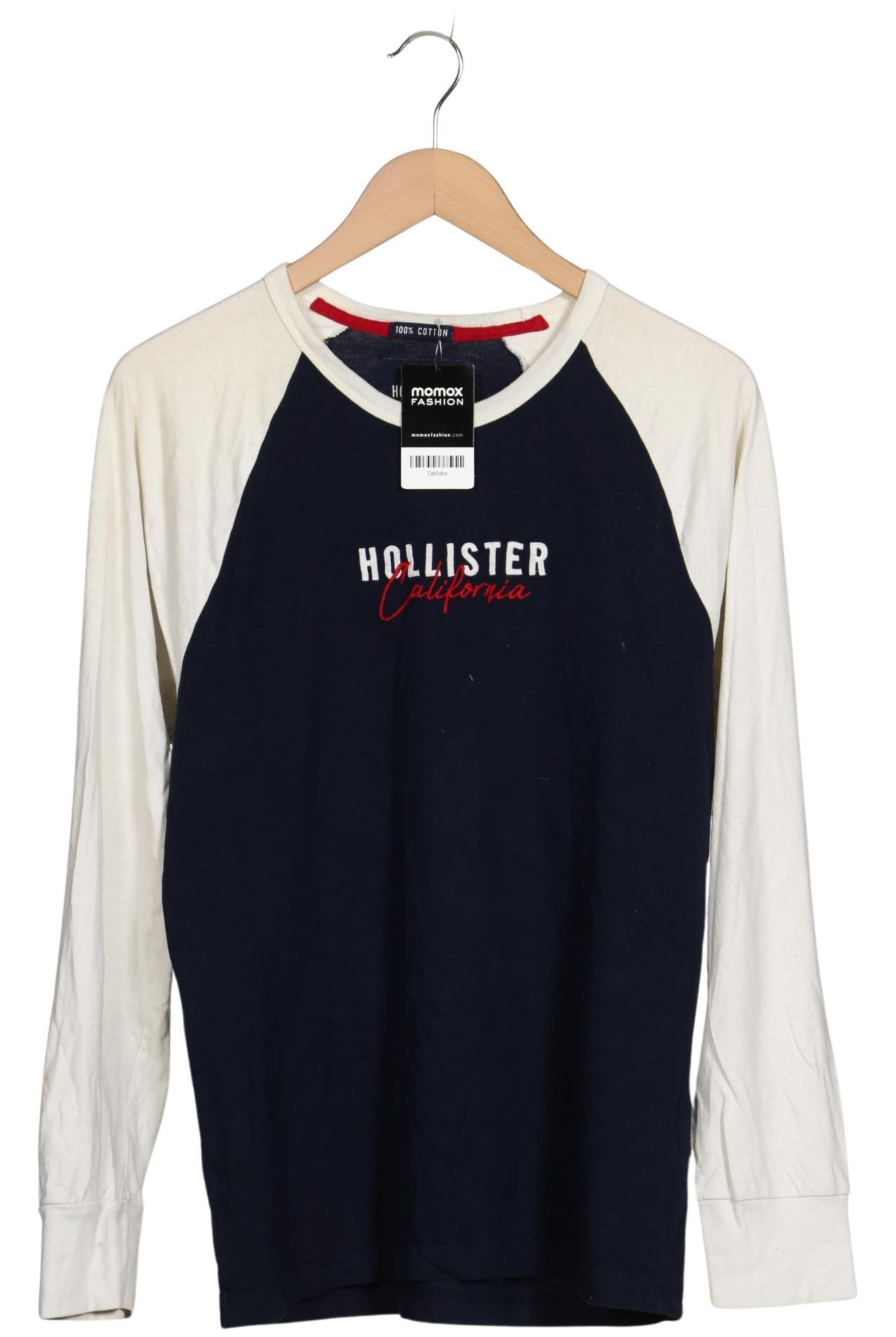 

Hollister Herren Langarmshirt, marineblau, Gr. 48