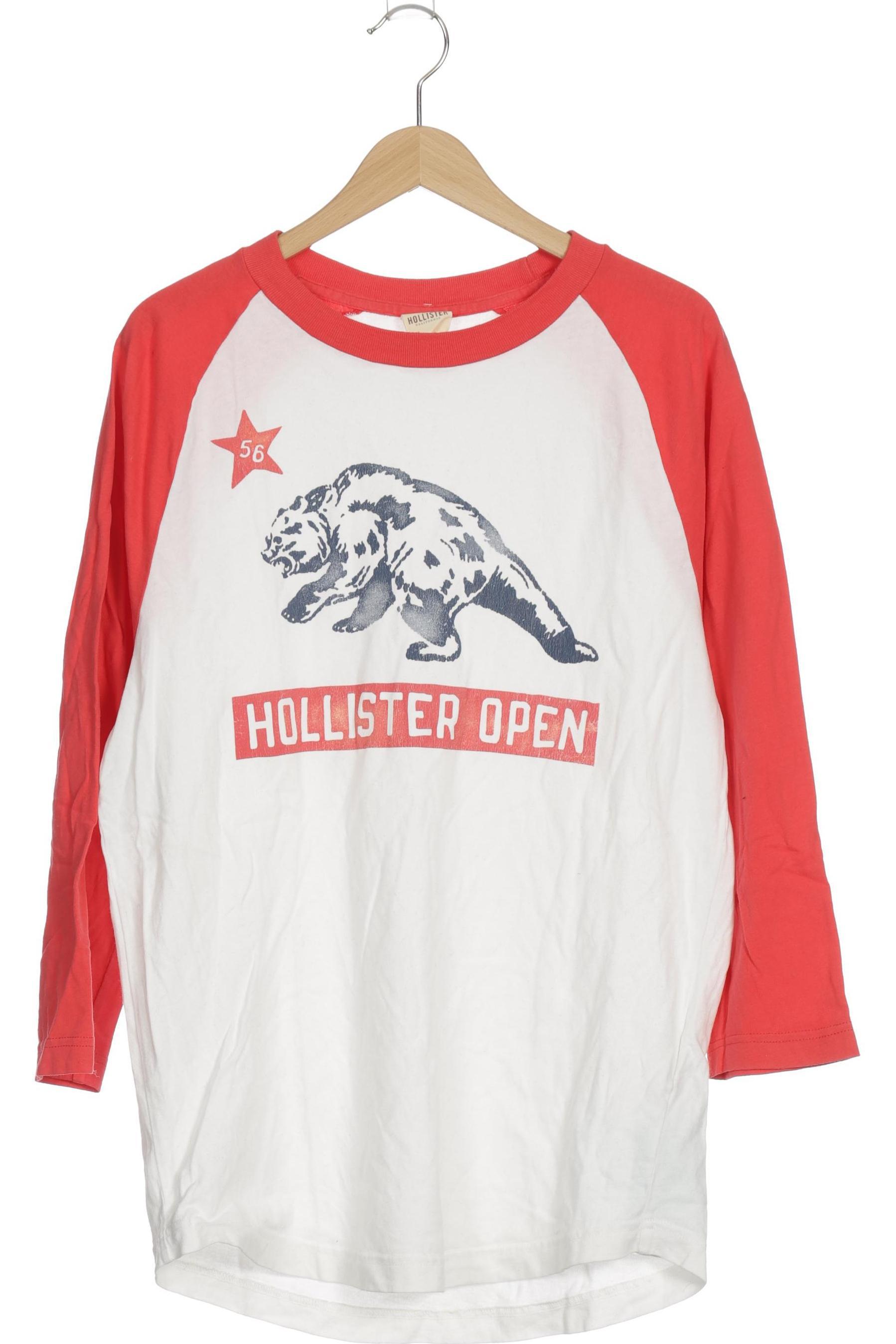 

Hollister Herren Langarmshirt, weiß, Gr.