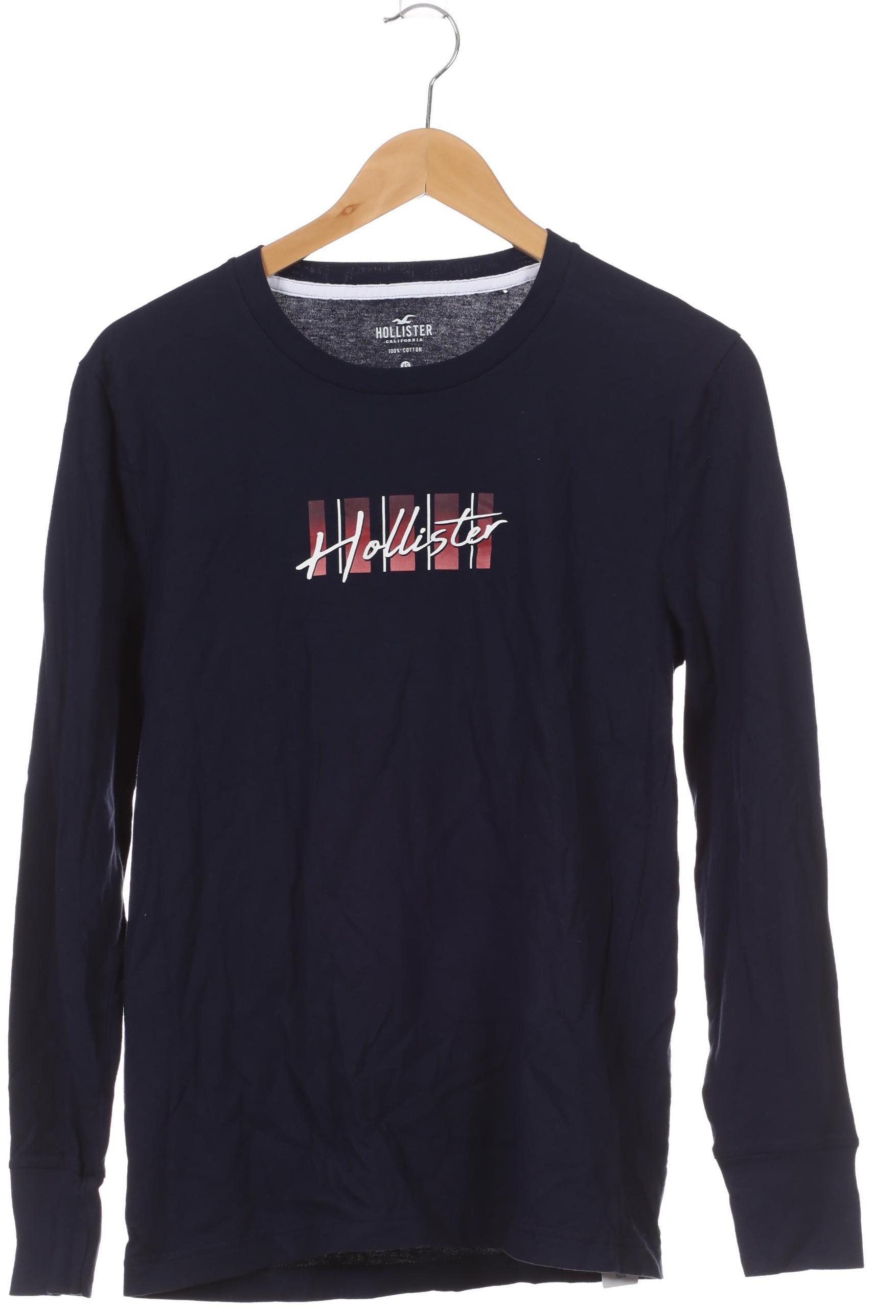 

Hollister Herren Langarmshirt, blau, Gr.