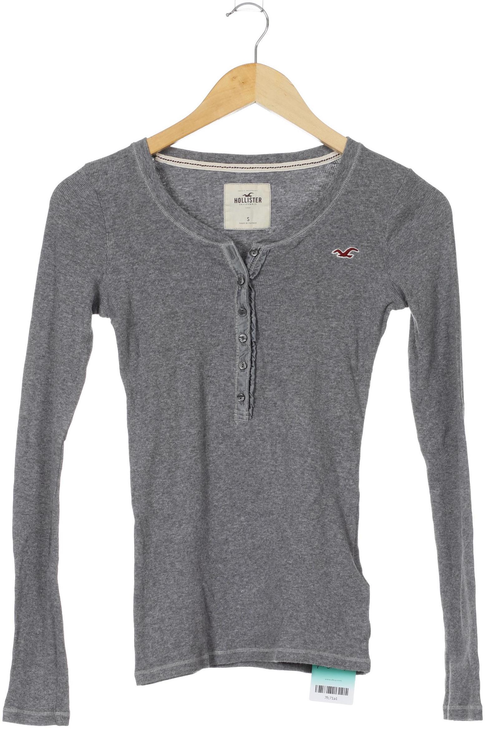 

Hollister Herren Langarmshirt, grau, Gr.