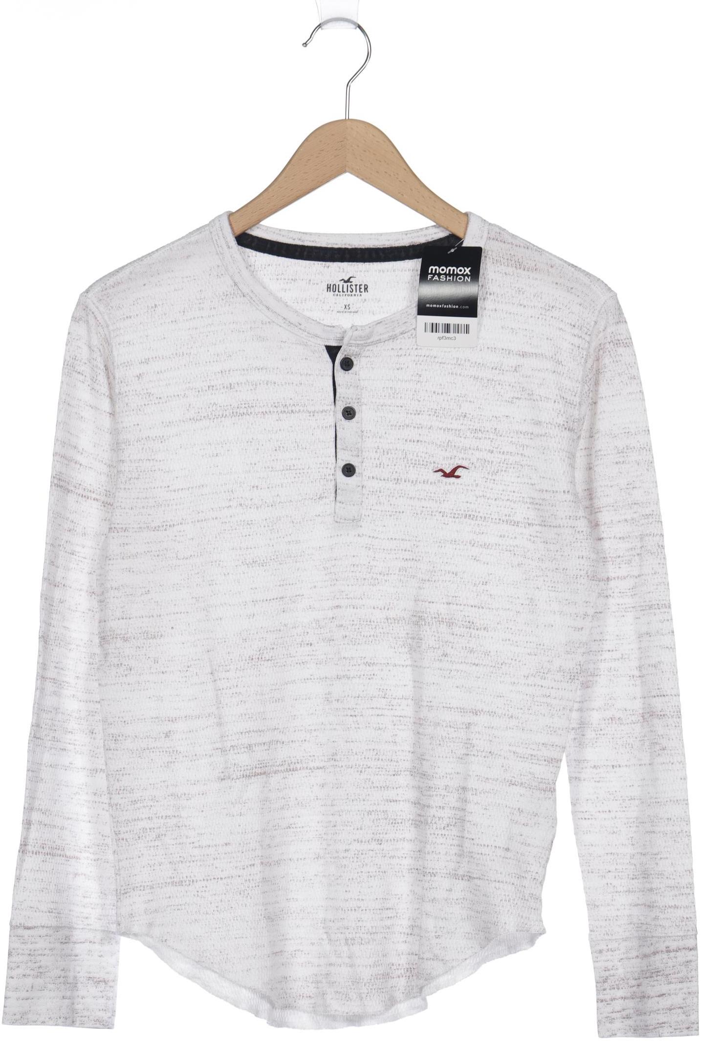 

Hollister Herren Langarmshirt, weiß, Gr. 44