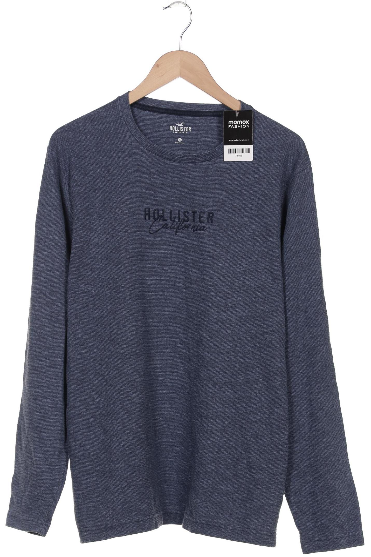 

Hollister Herren Langarmshirt, marineblau, Gr. 54