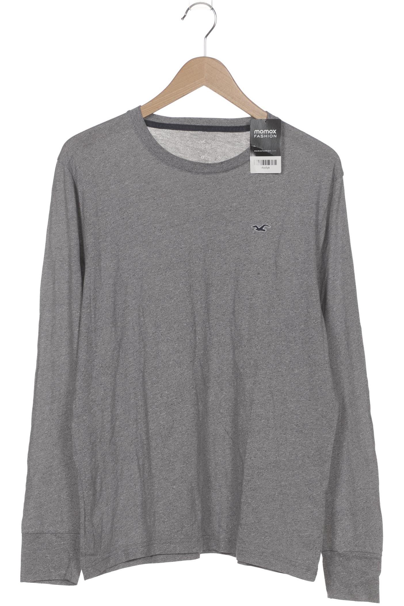 

Hollister Herren Langarmshirt, grau, Gr. 52