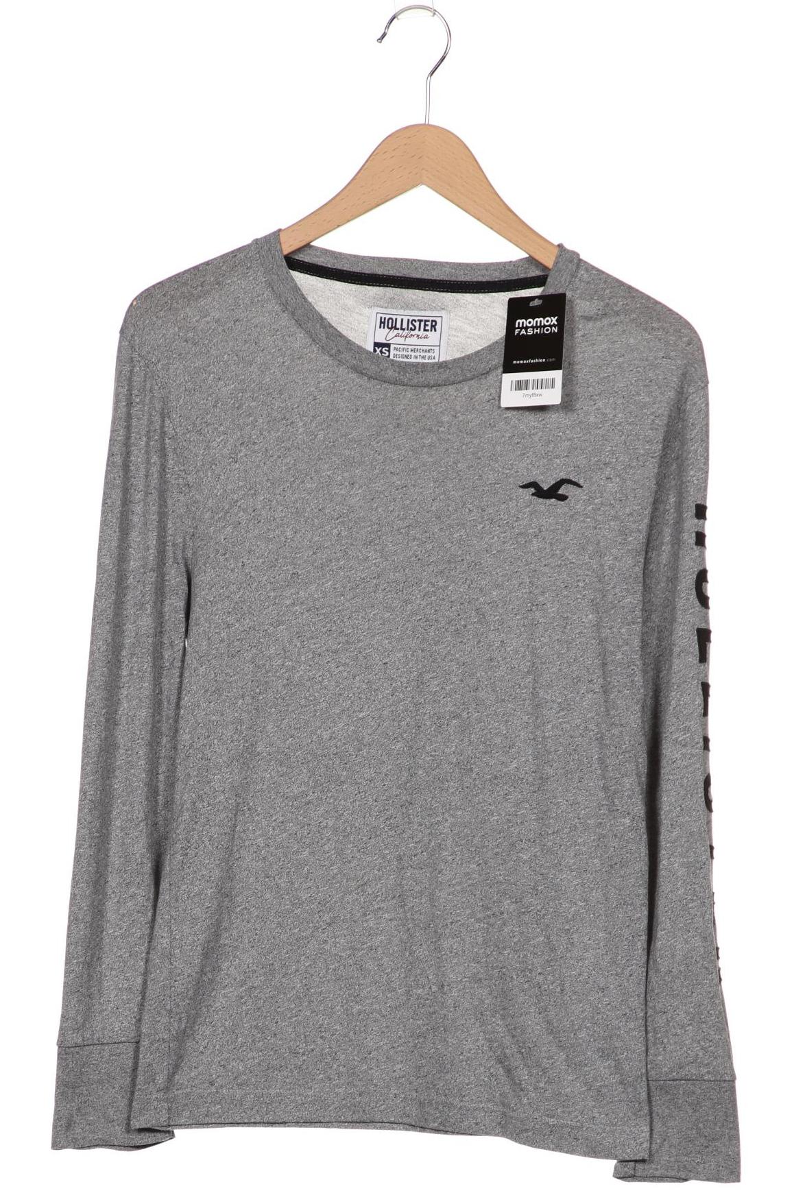 

Hollister Herren Langarmshirt, grau