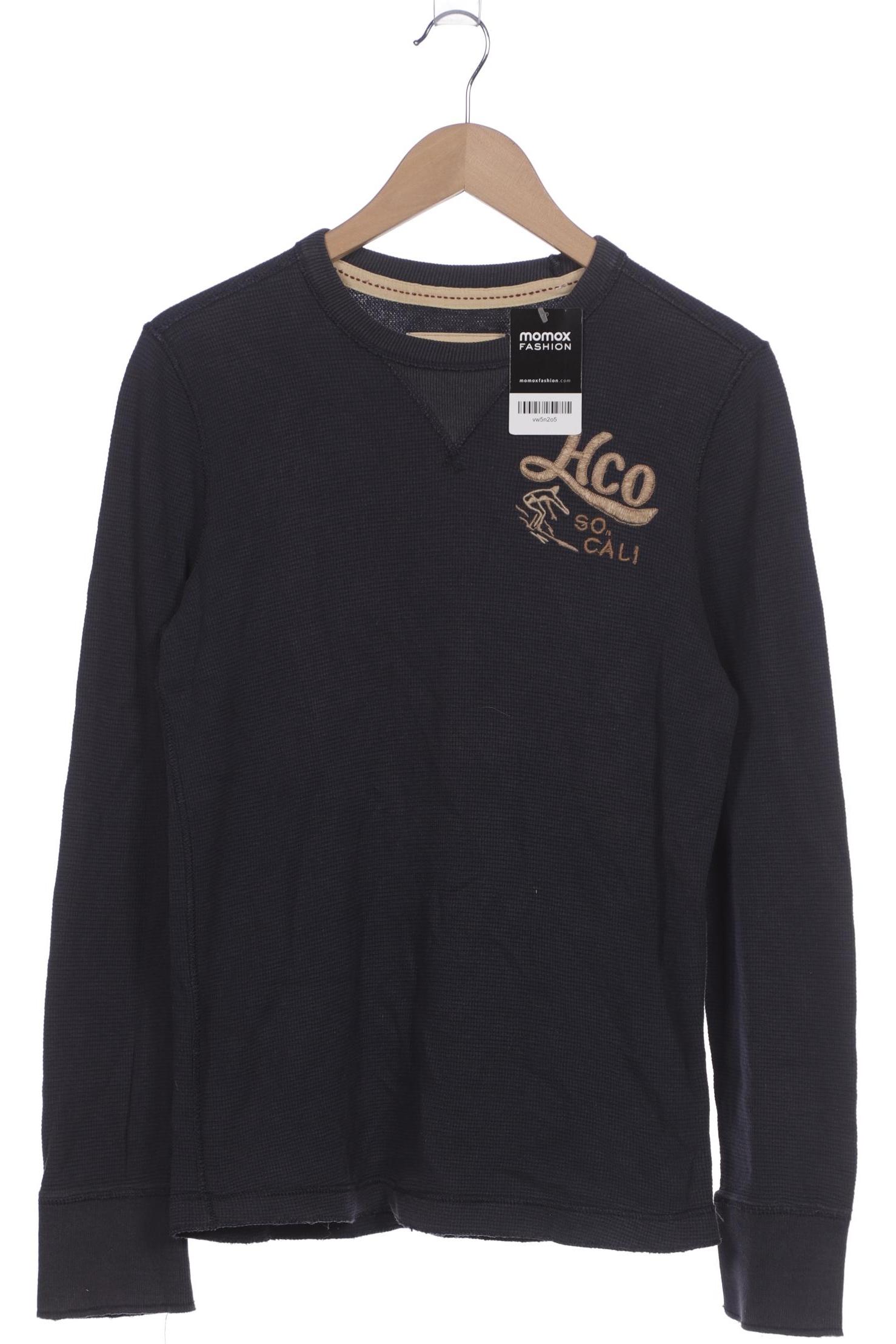 

Hollister Herren Langarmshirt, marineblau, Gr. 46