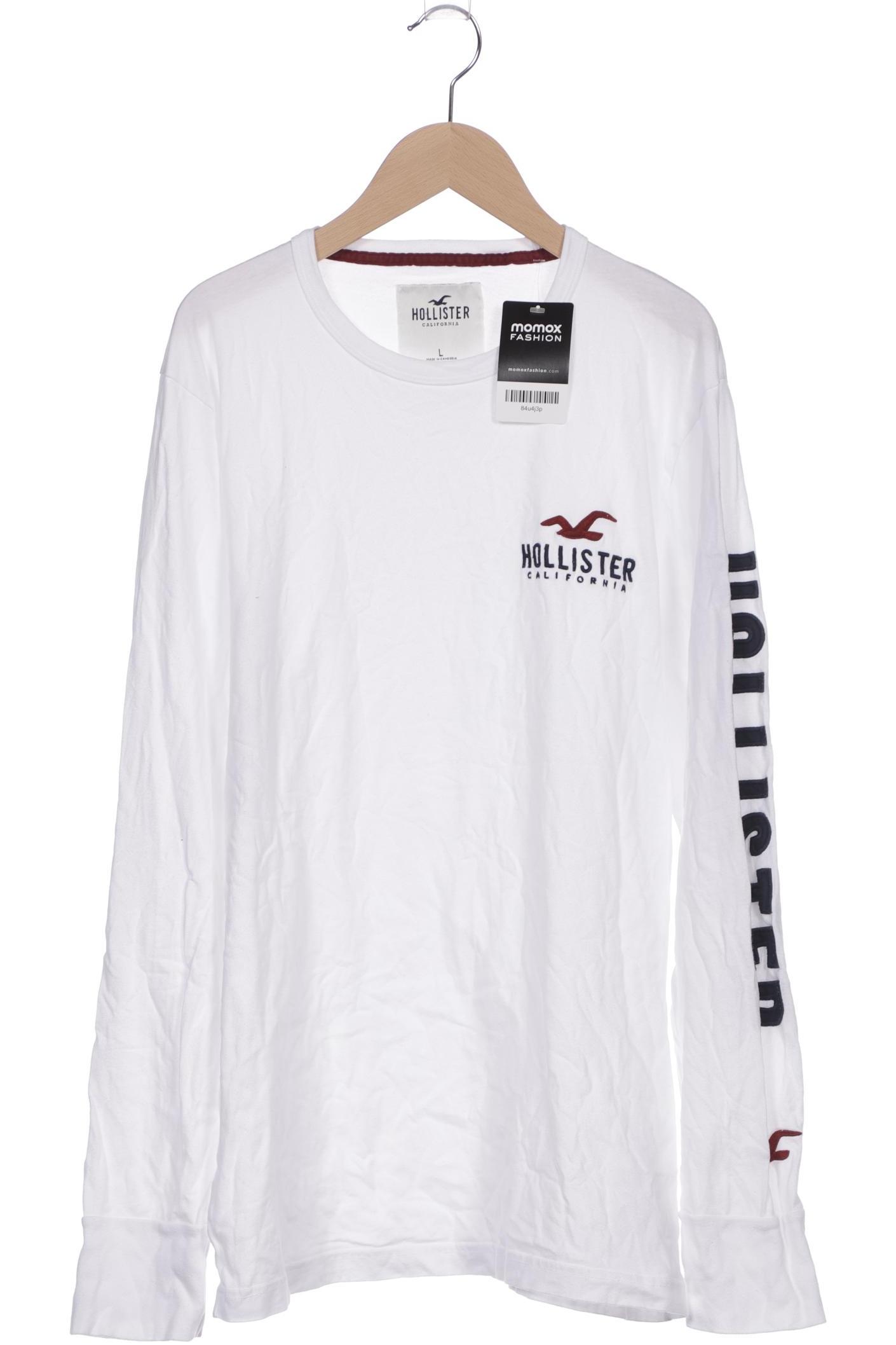 

Hollister Herren Langarmshirt, weiß, Gr. 52