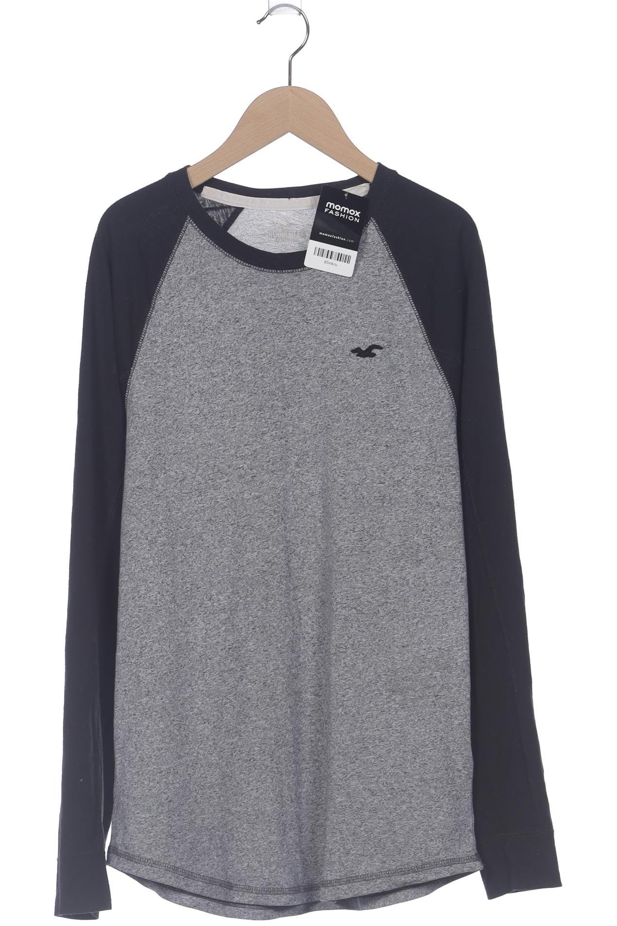 

Hollister Herren Langarmshirt, grau, Gr. 46