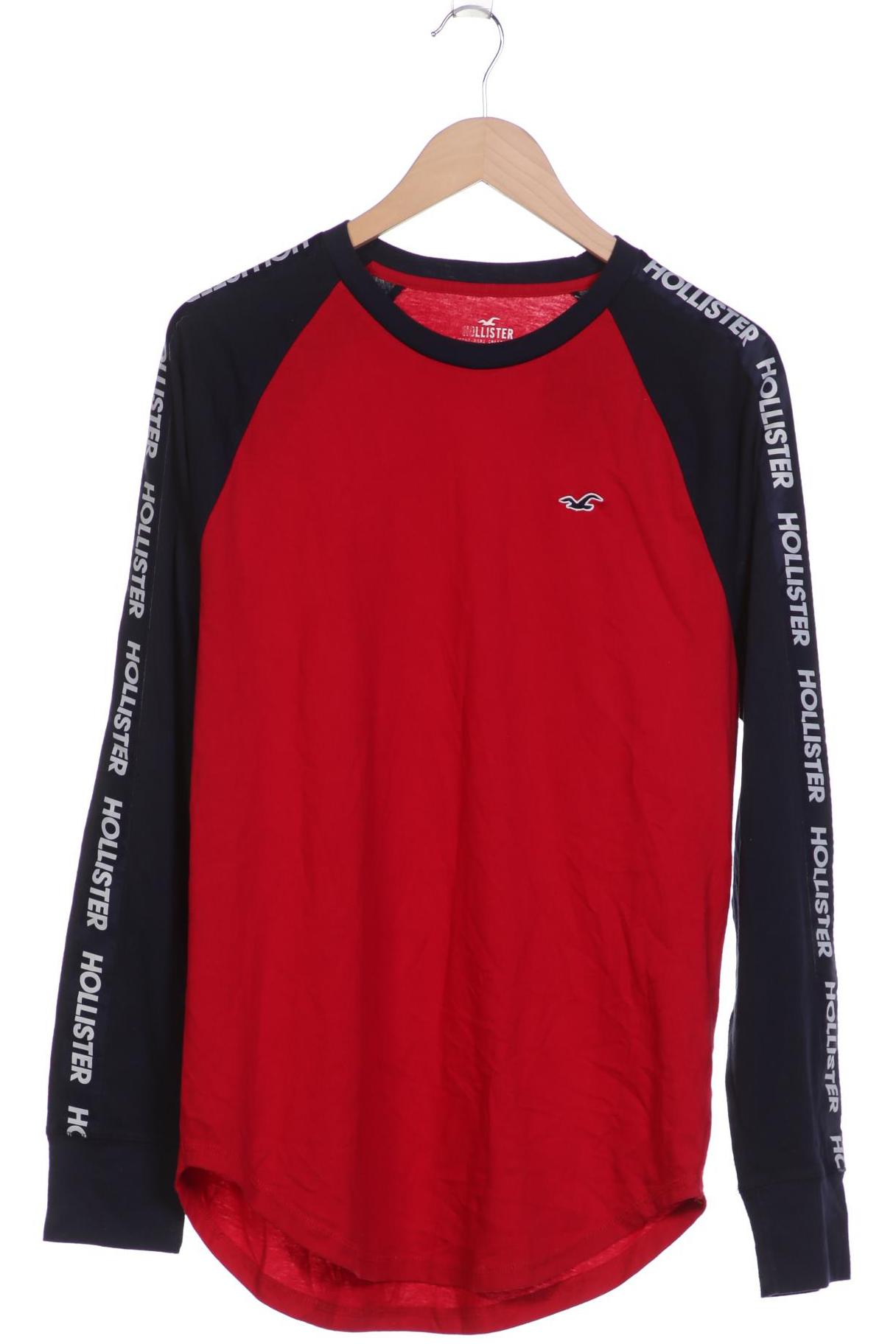 

Hollister Herren Langarmshirt, rot, Gr. 48