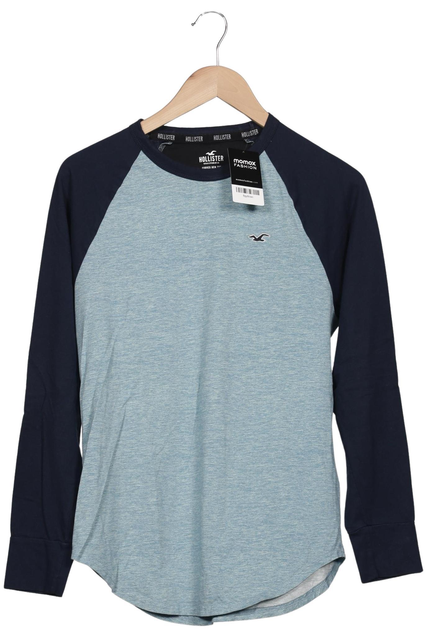 

Hollister Herren Langarmshirt, blau, Gr. 46