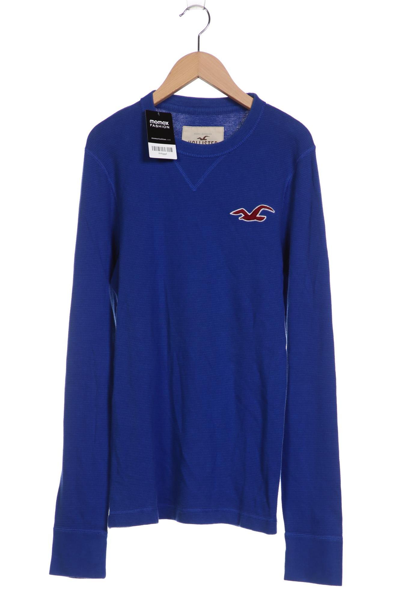

Hollister Herren Langarmshirt, blau, Gr. 52