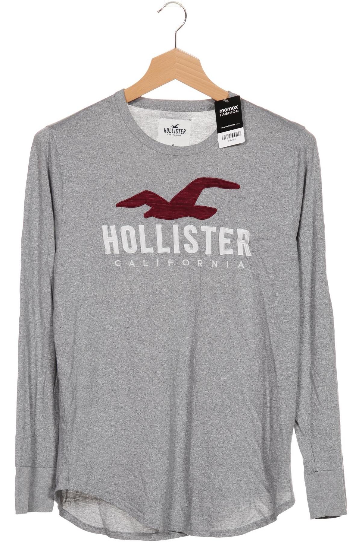 

Hollister Herren Langarmshirt, grau, Gr. 54