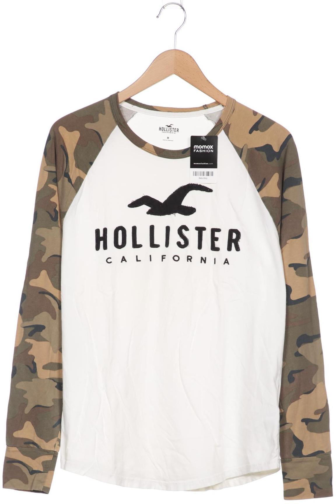

Hollister Herren Langarmshirt, weiß, Gr. 48