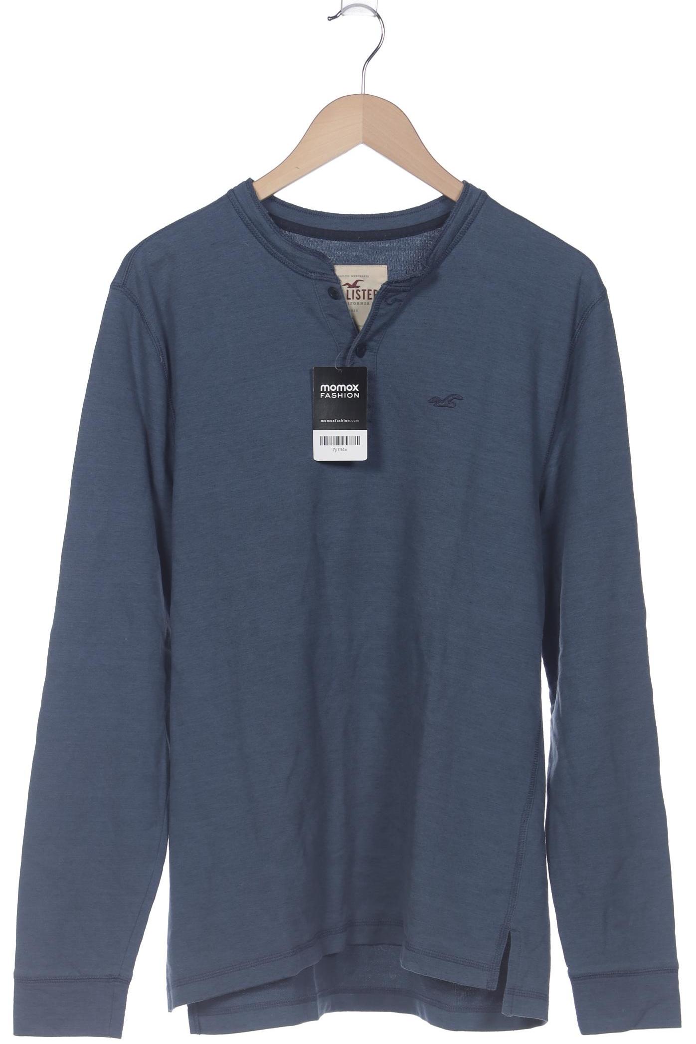 

Hollister Herren Langarmshirt, blau, Gr. 52