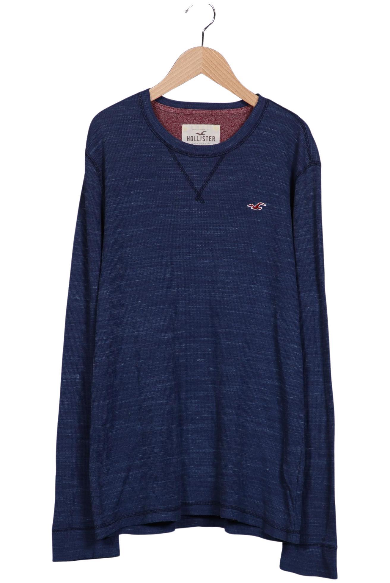

Hollister Herren Langarmshirt, blau, Gr. 48