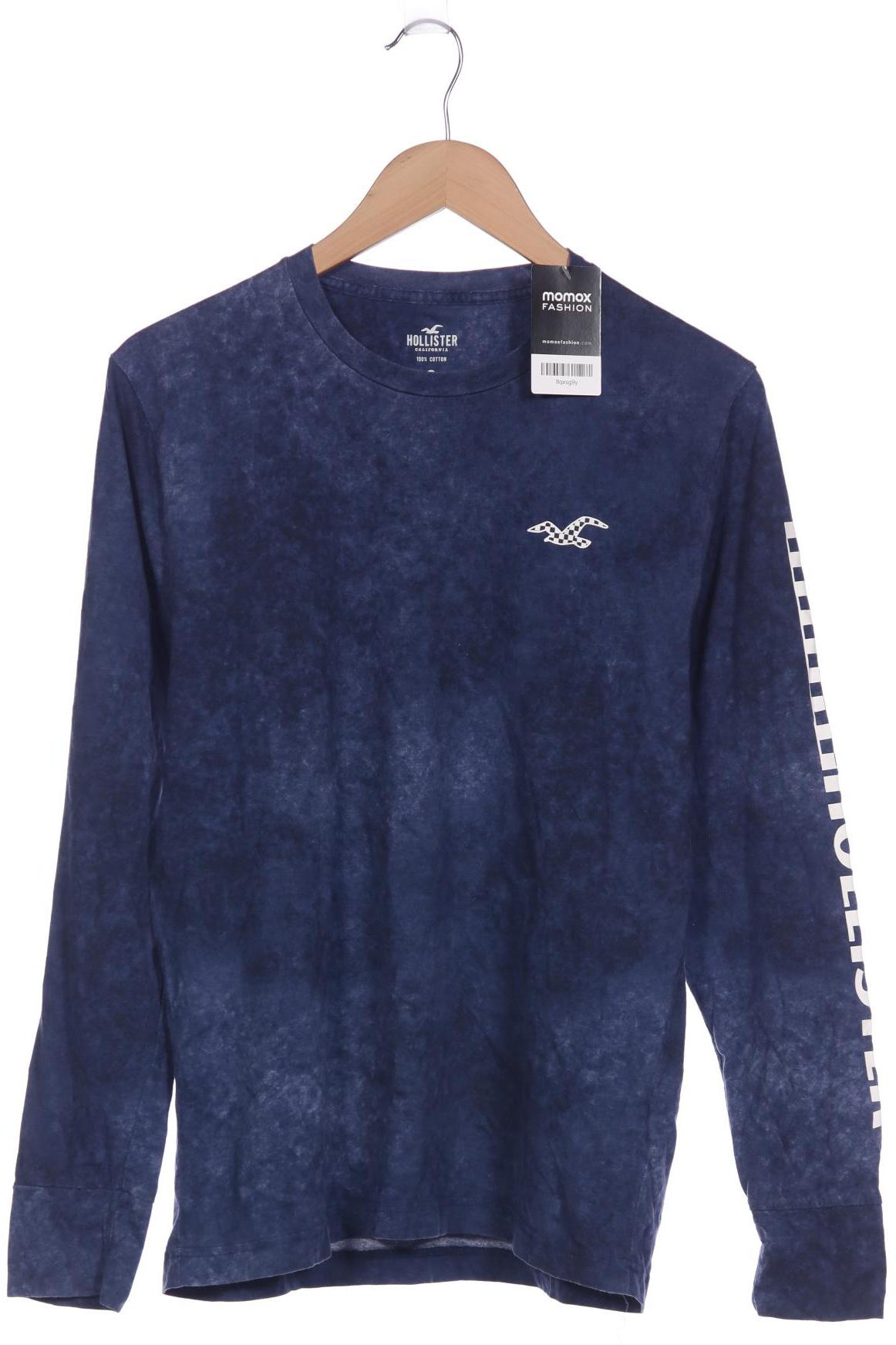 

Hollister Herren Langarmshirt, marineblau, Gr. 48