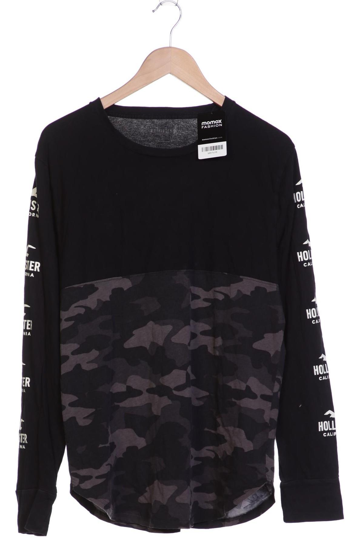 

Hollister Herren Langarmshirt, schwarz