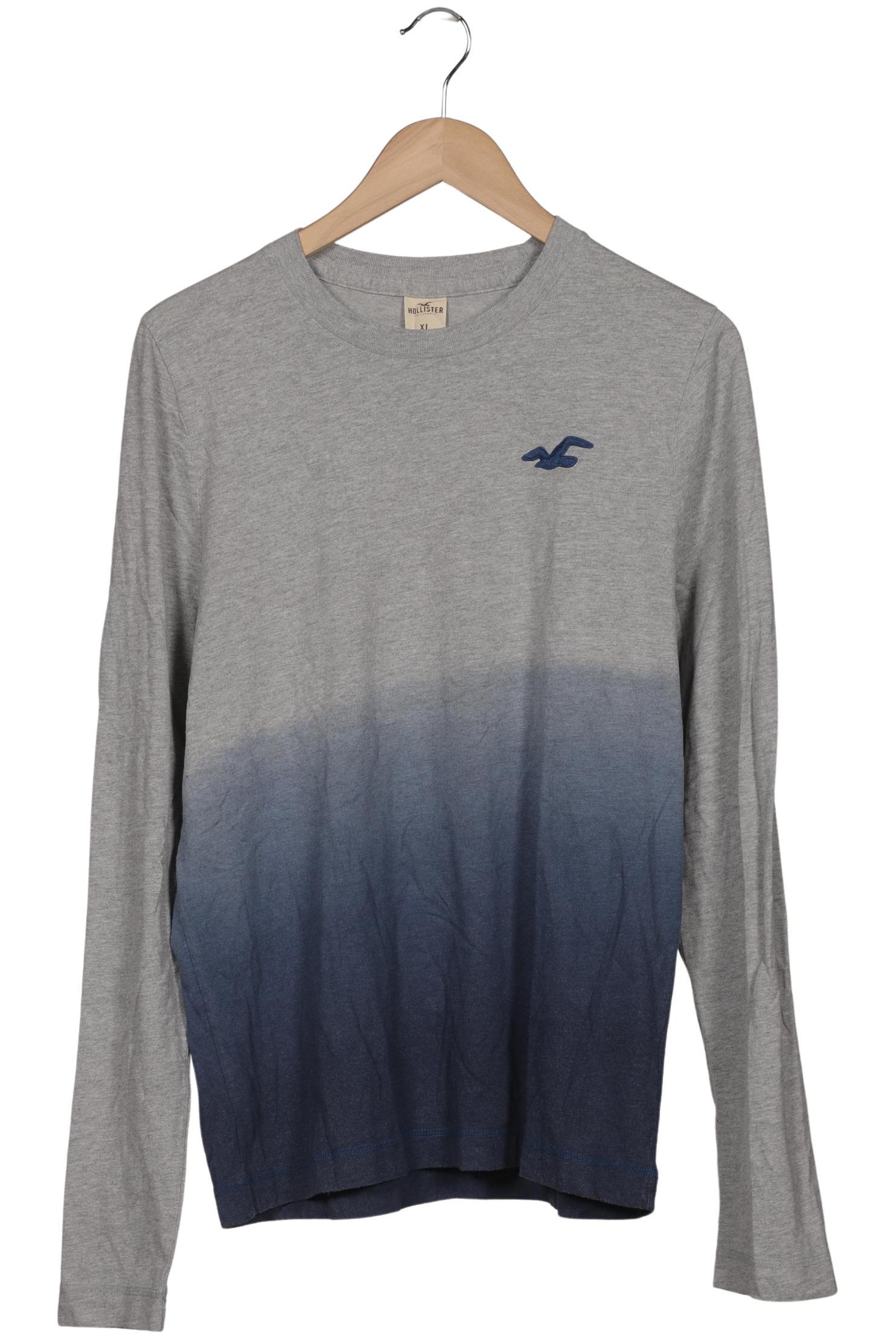 

Hollister Herren Langarmshirt, grau, Gr. 54