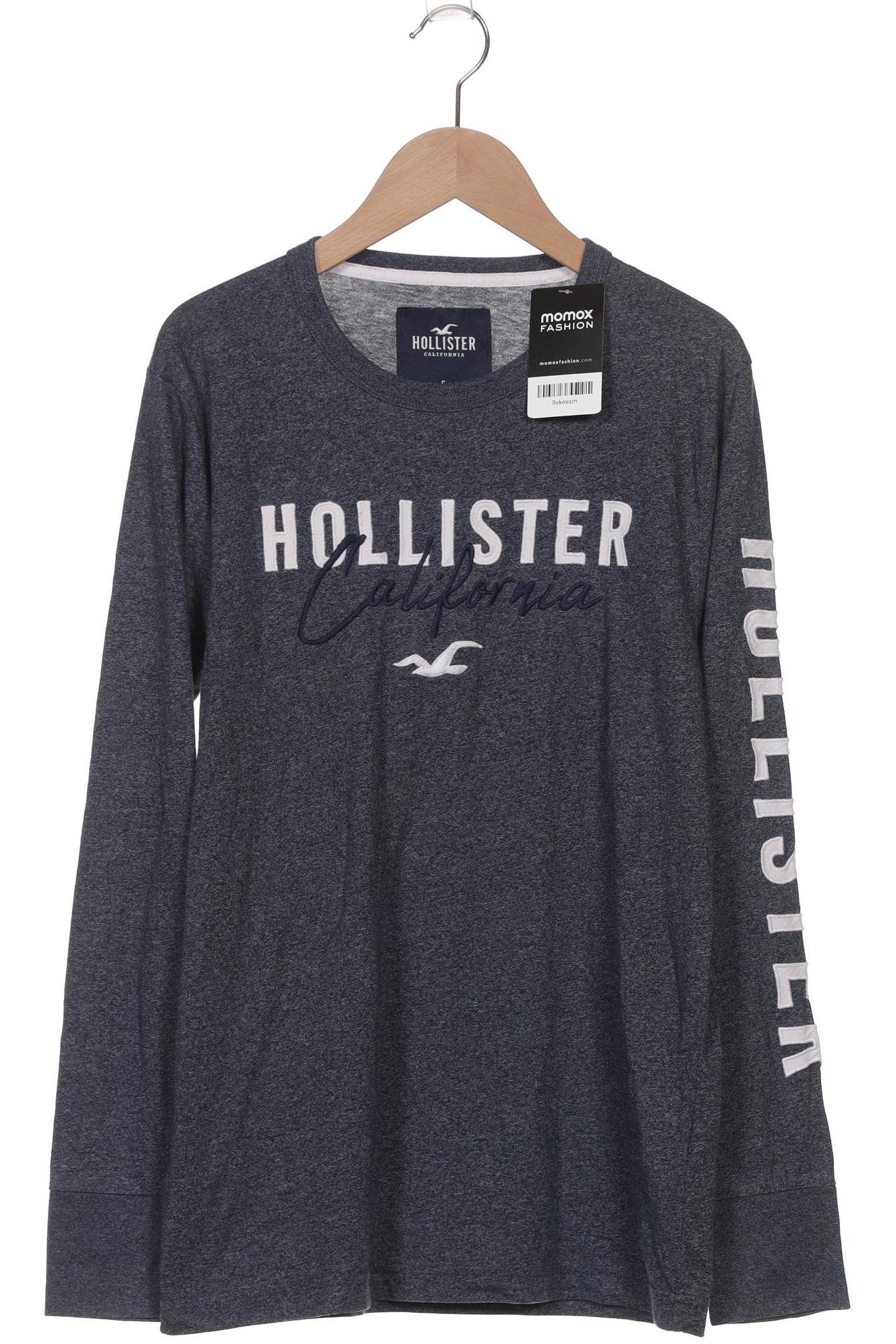 

Hollister Herren Langarmshirt, marineblau, Gr. 46