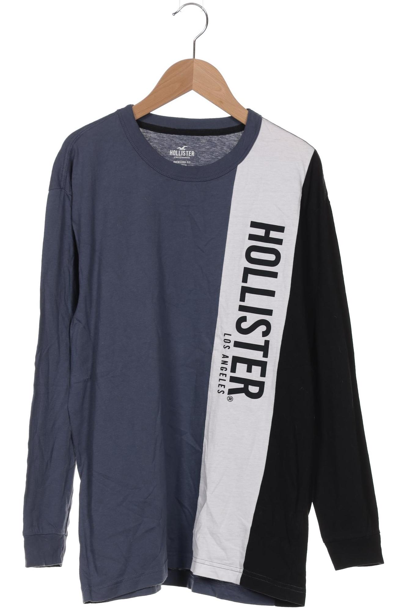 

Hollister Herren Langarmshirt, blau, Gr. 44