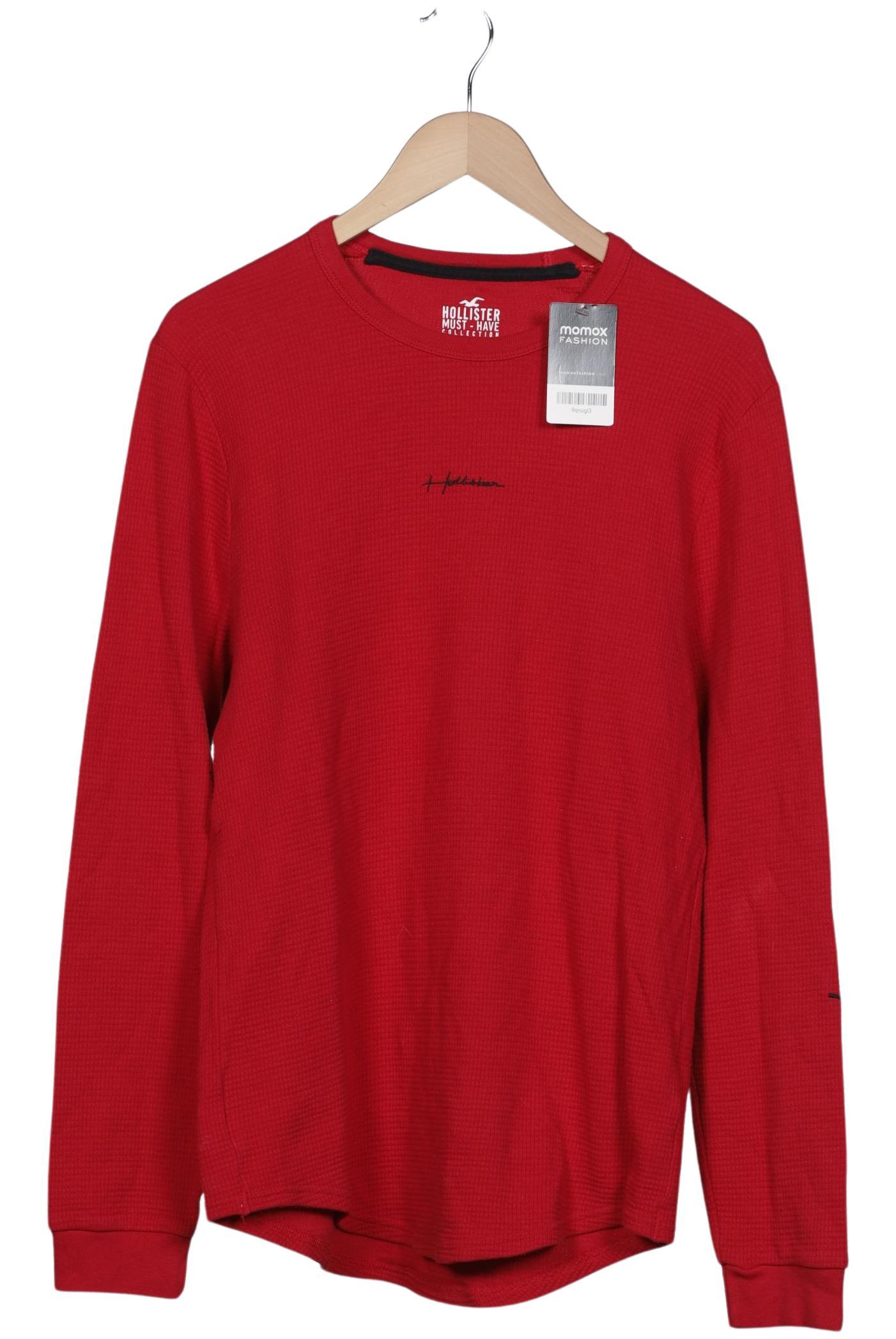 

Hollister Herren Langarmshirt, rot, Gr. 48