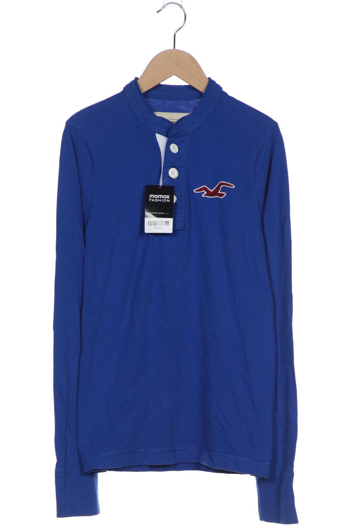 

Hollister Herren Langarmshirt, blau, Gr. 48