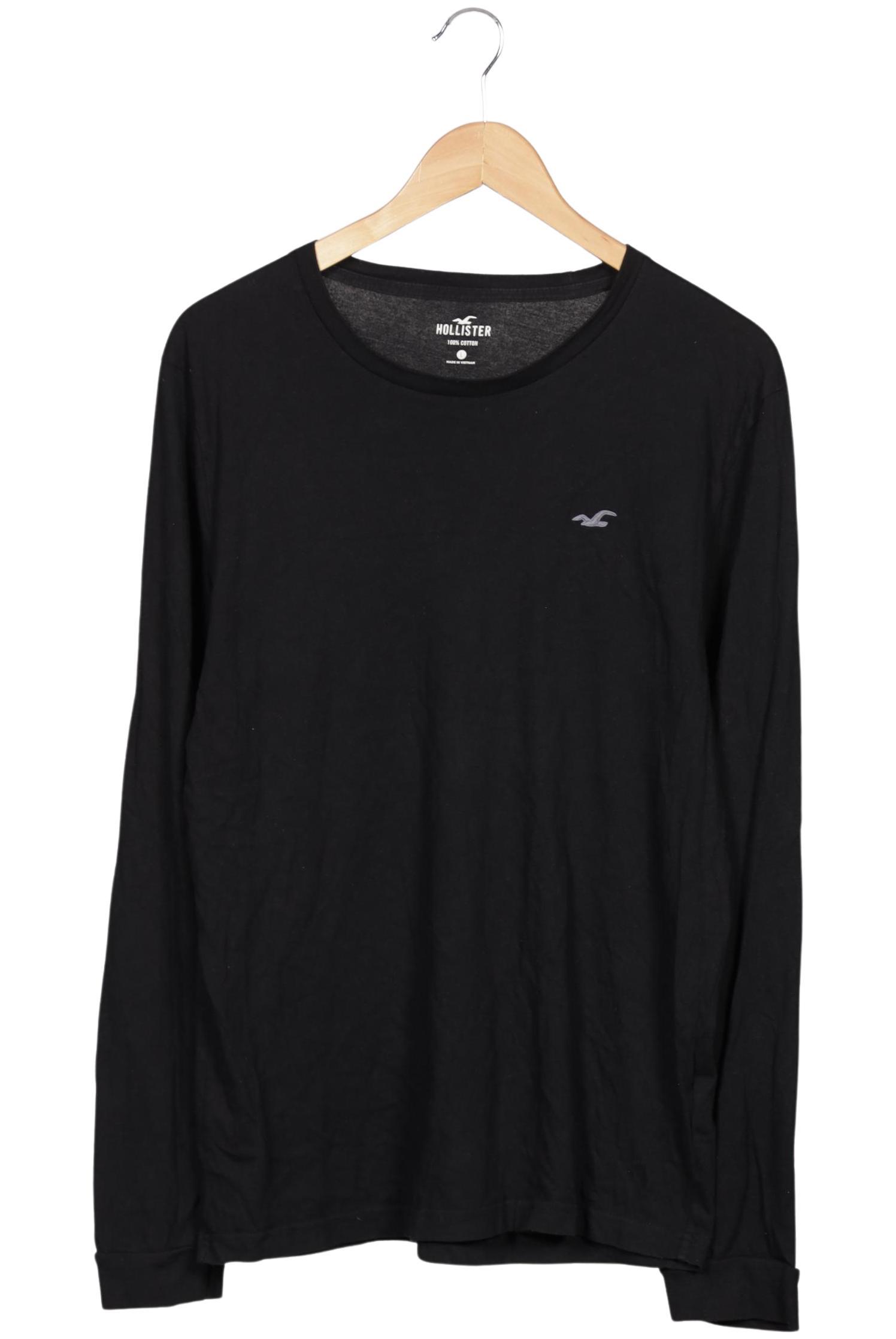 

Hollister Herren Langarmshirt, schwarz, Gr. 52