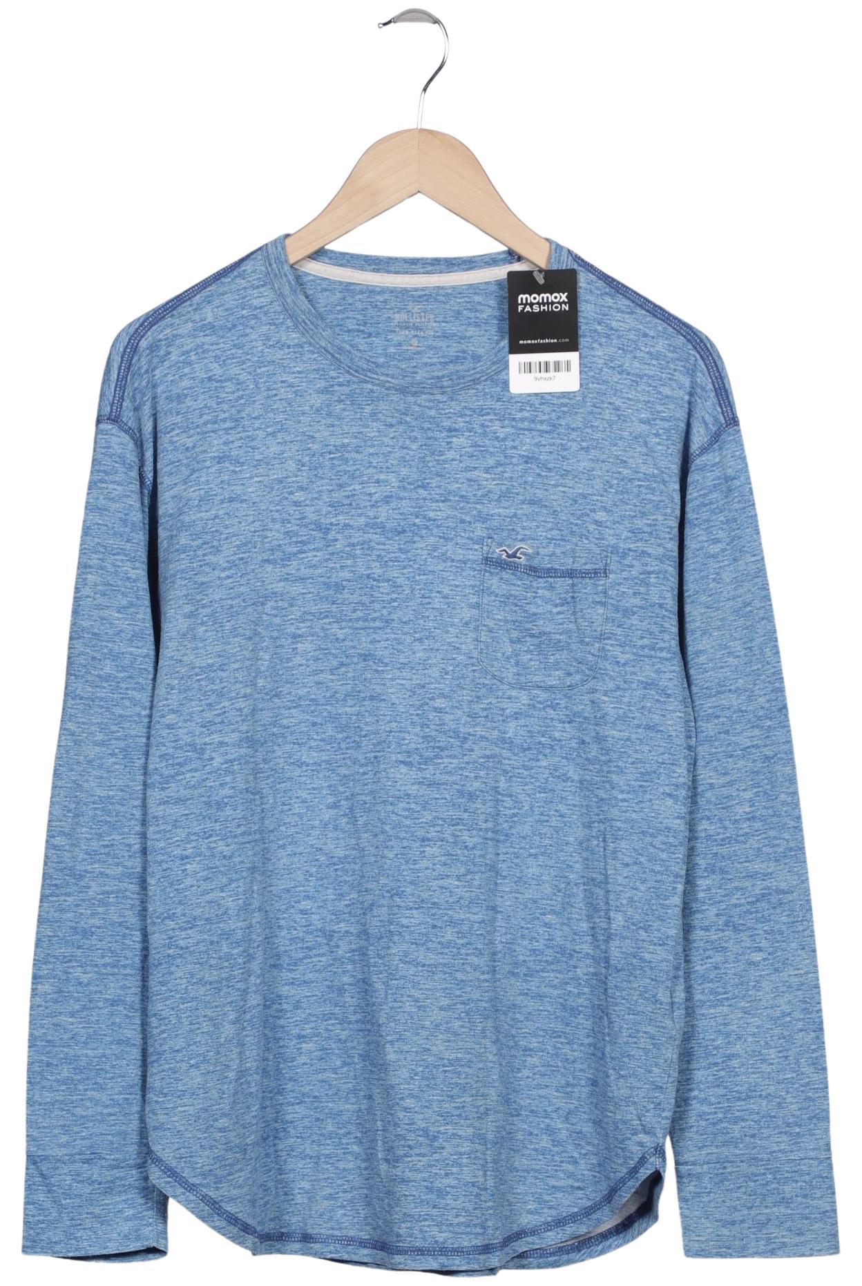 

Hollister Herren Langarmshirt, blau, Gr. 52