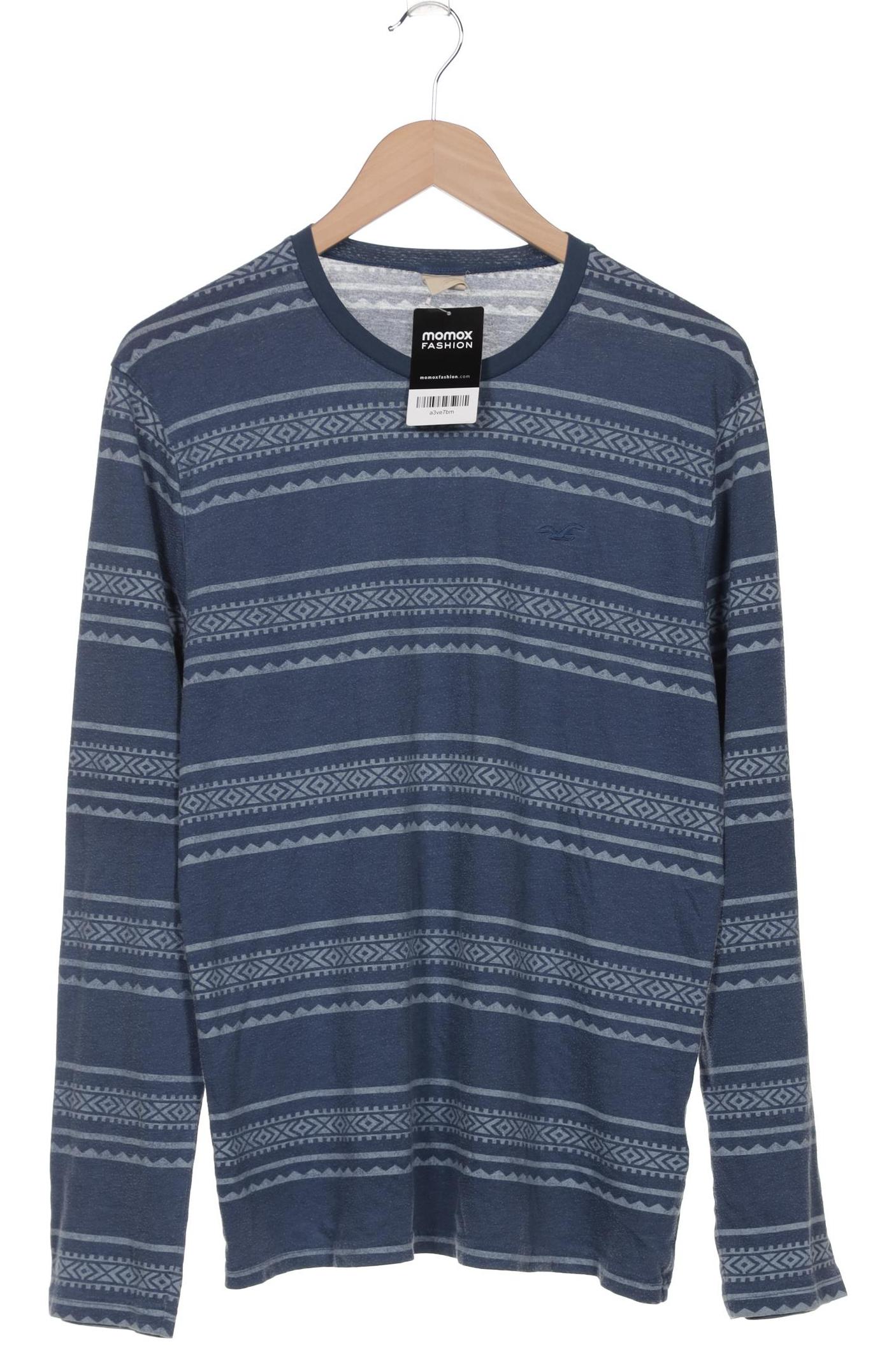 

Hollister Herren Langarmshirt, blau, Gr. 52