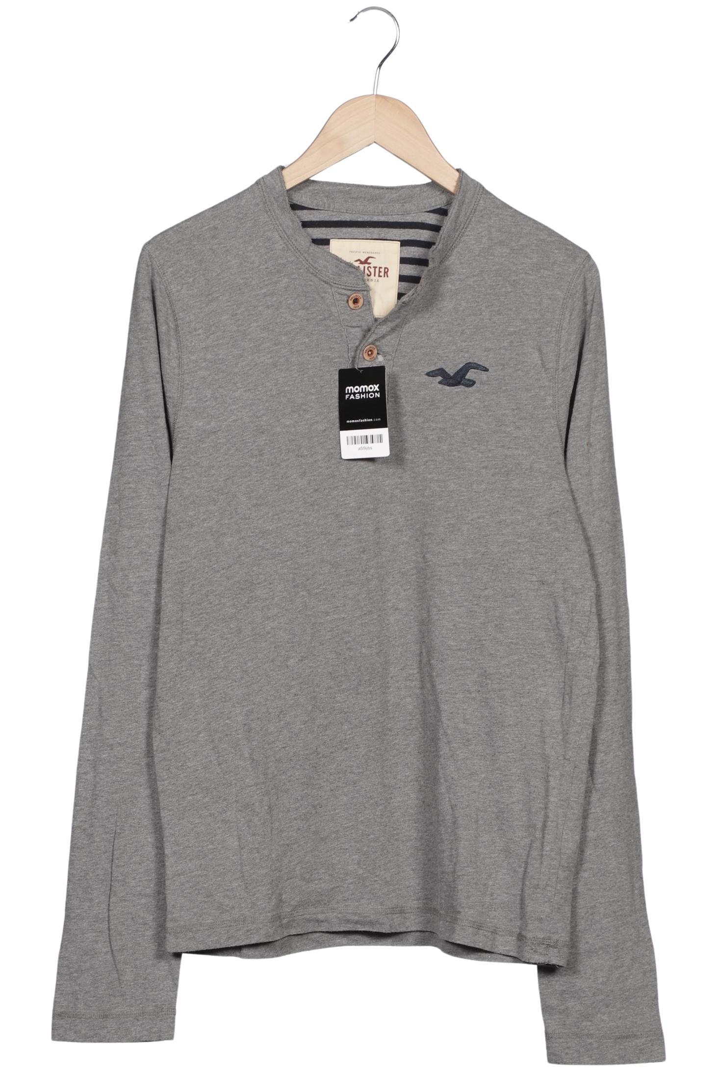 

Hollister Herren Langarmshirt, grau, Gr. 52