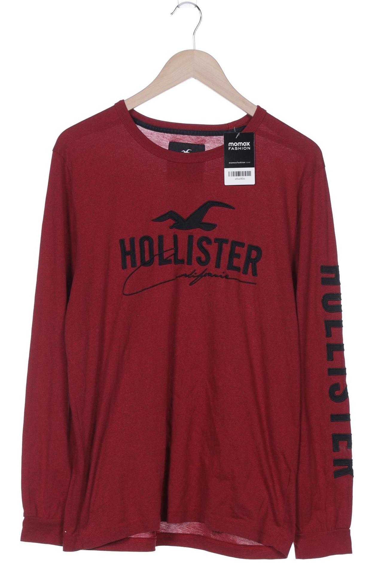 

Hollister Herren Langarmshirt, bordeaux, Gr. 48